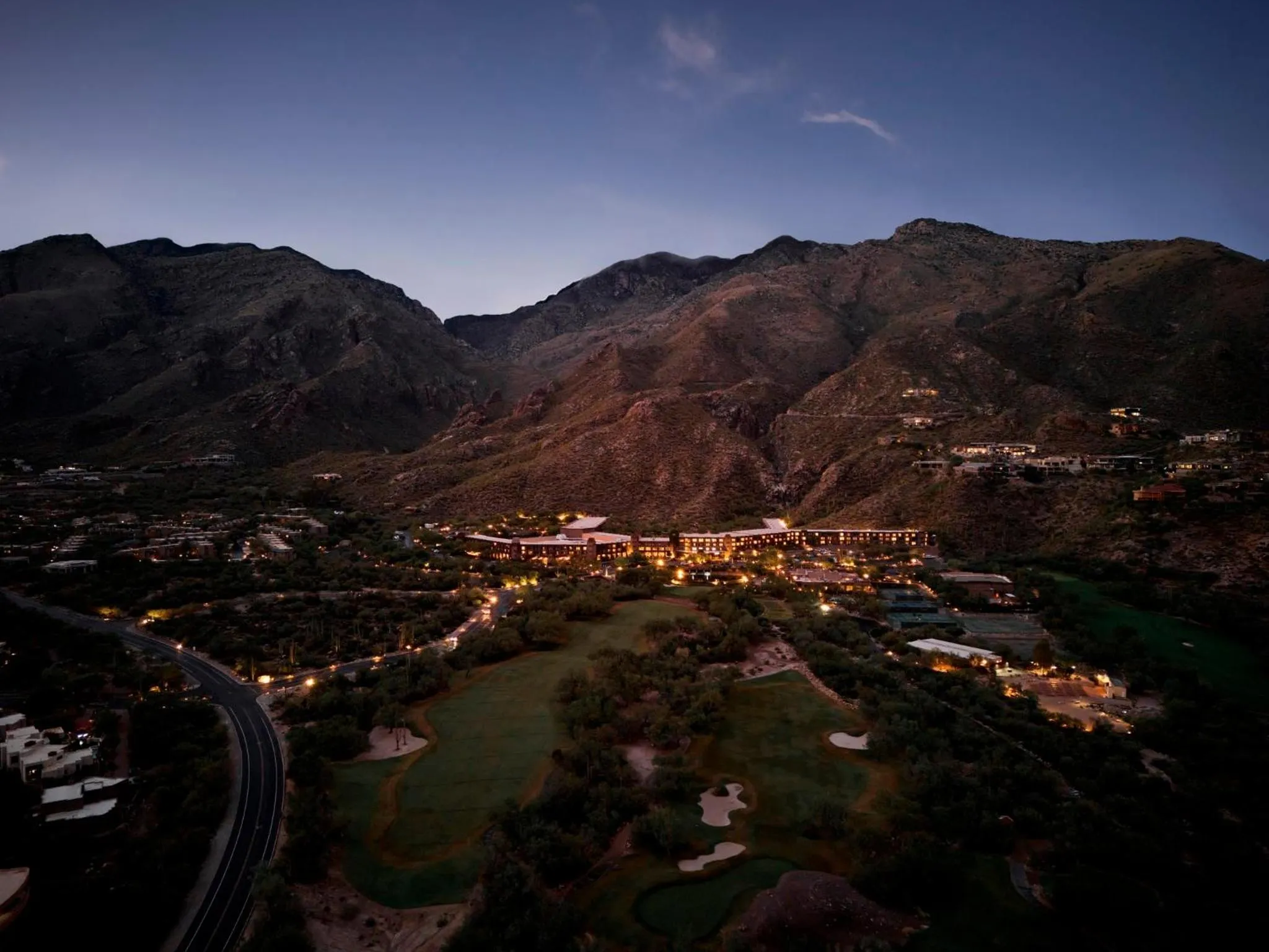 Bird's eye view in Loews Ventana Canyon Resort