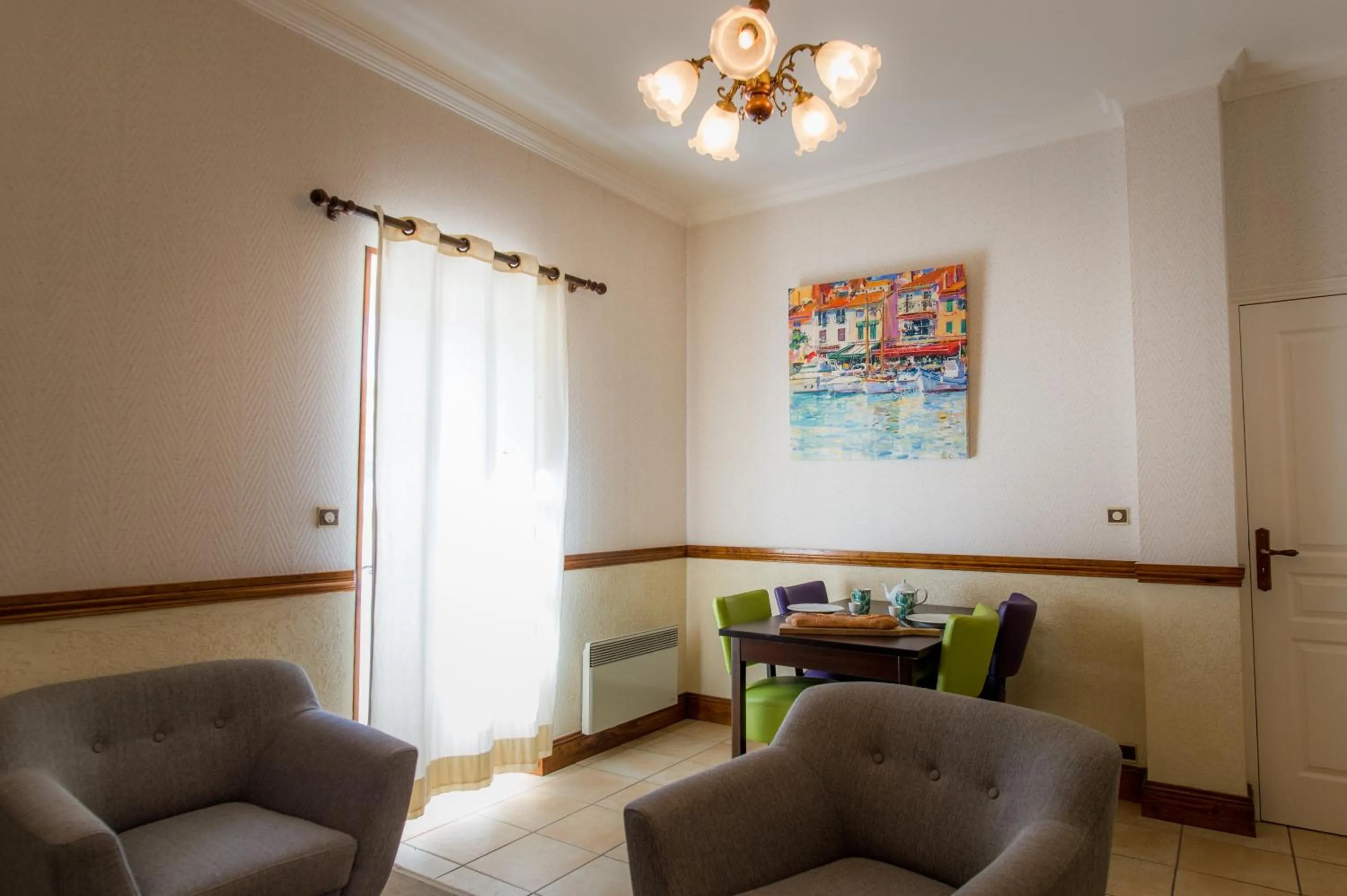 Living room in Les Magnolias holiday homes