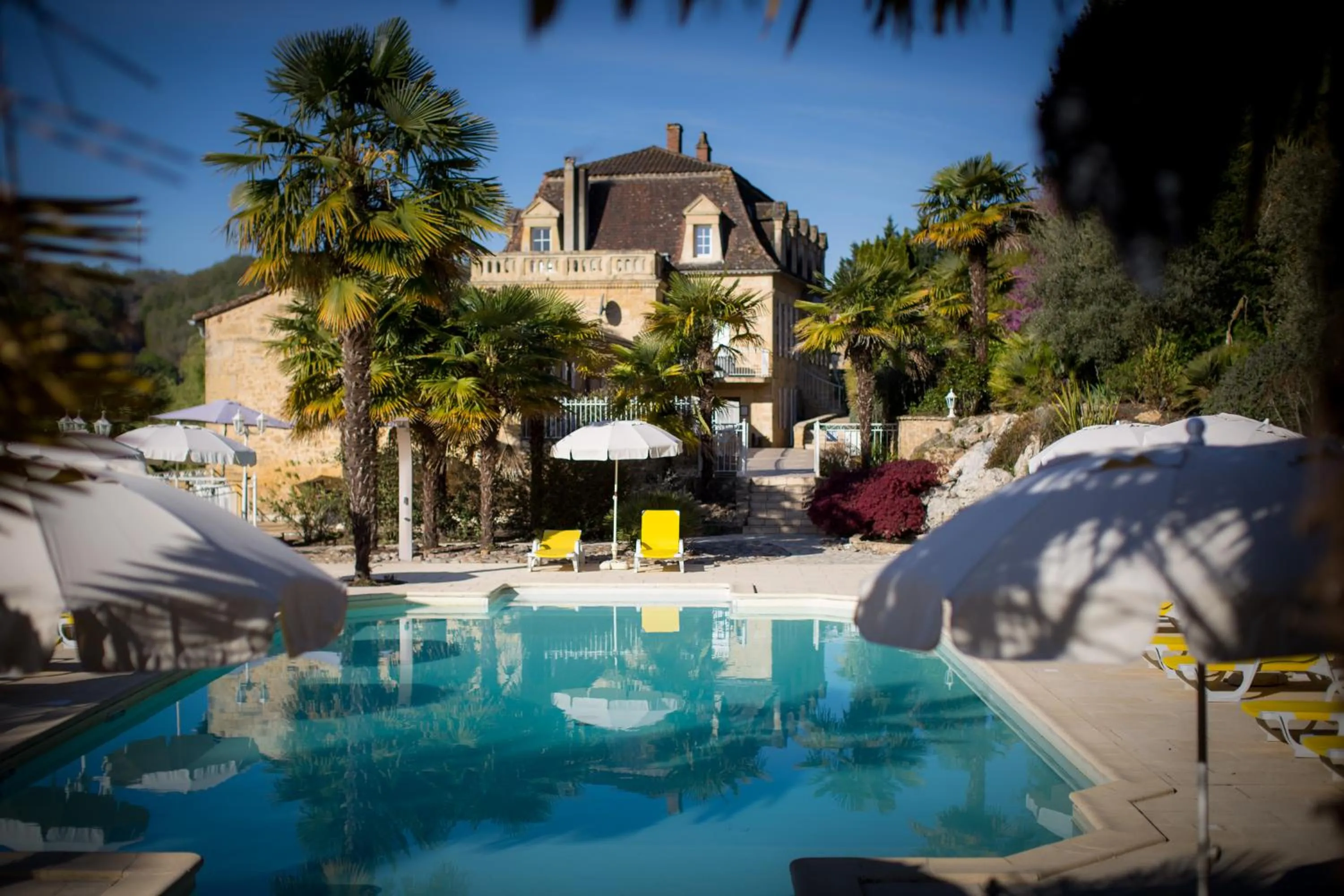 Swimming pool in Les Magnolias holiday homes