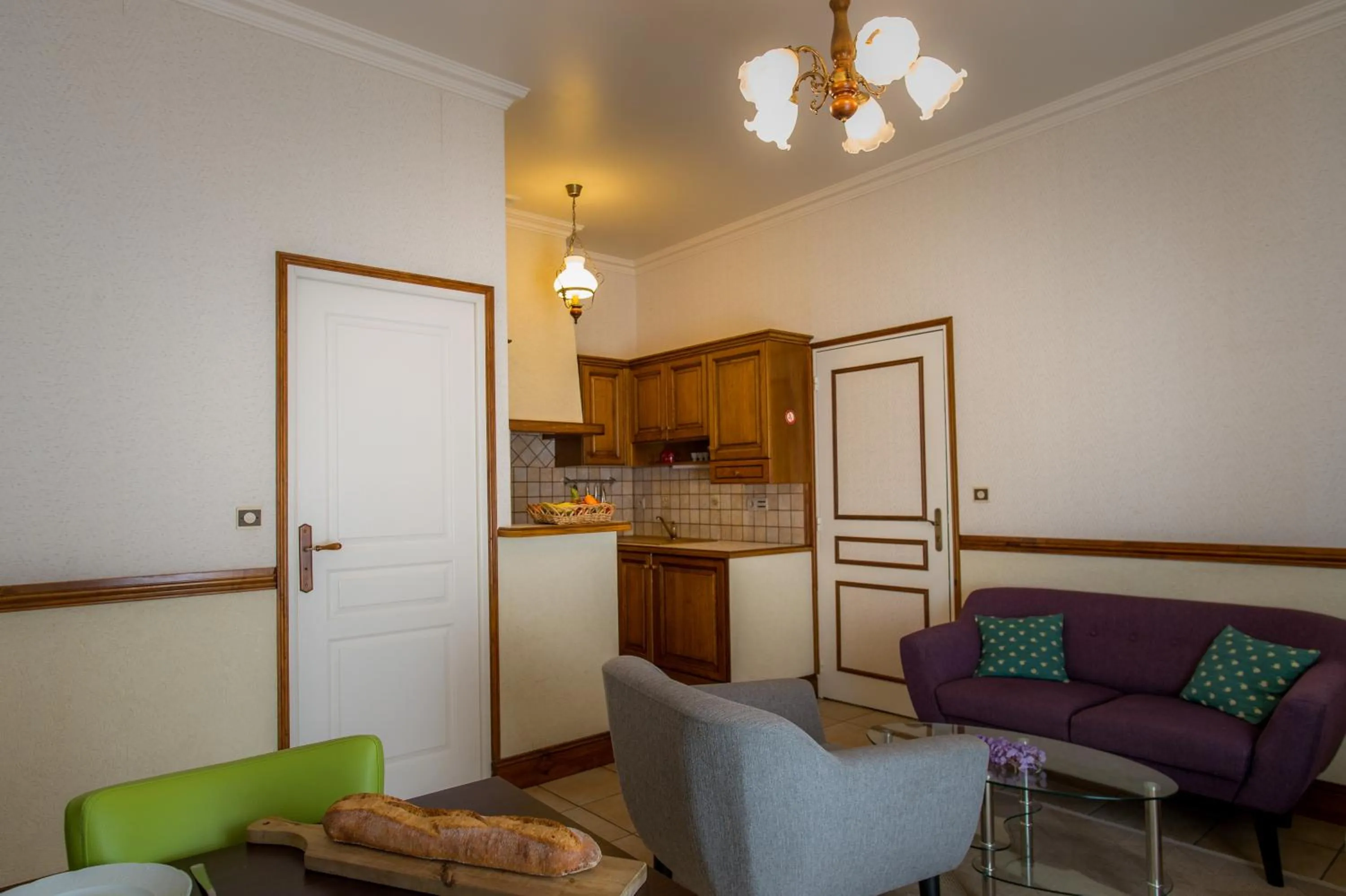 Living room in Les Magnolias holiday homes