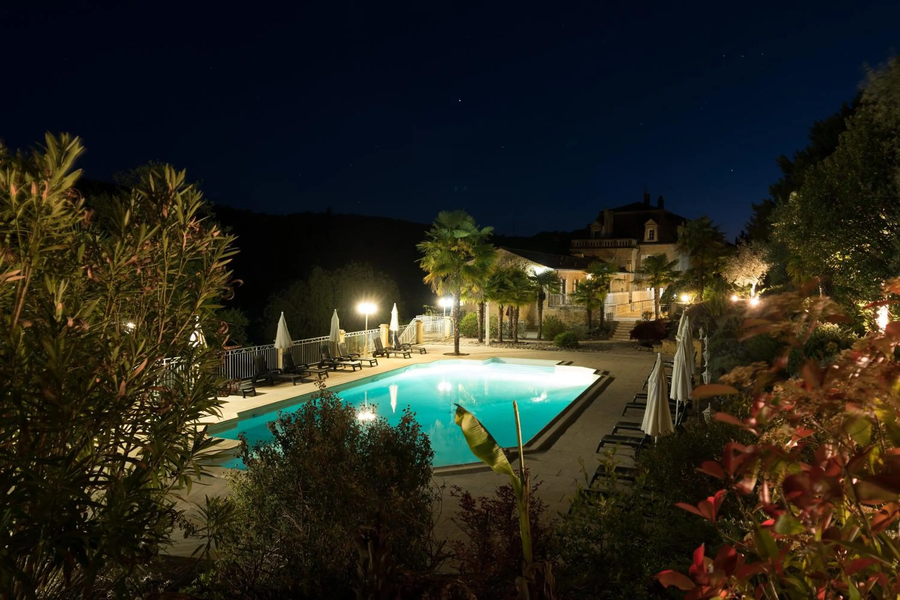 Night in Les Magnolias holiday homes