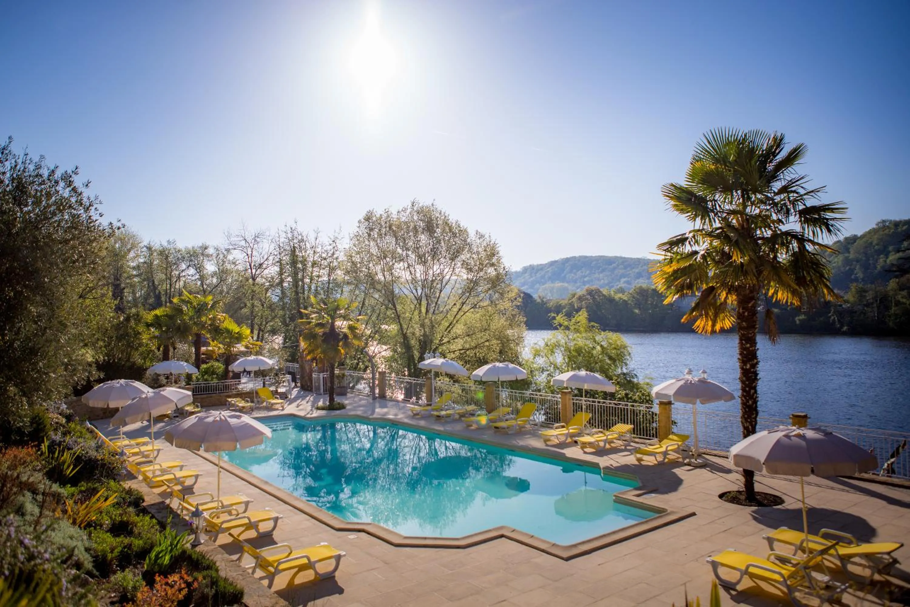 River view in Les Magnolias holiday homes