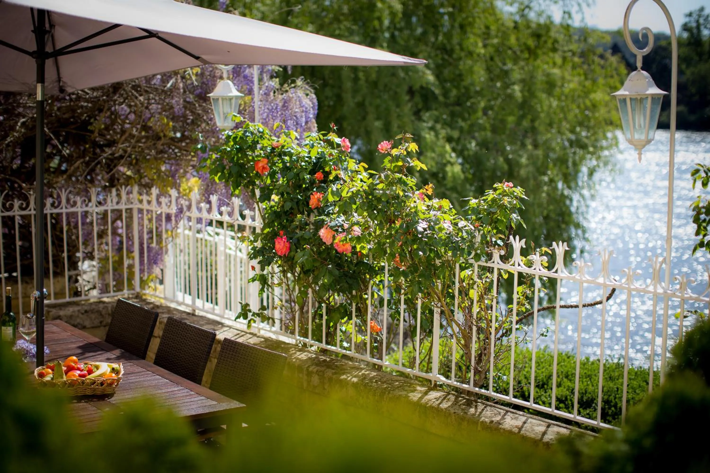 River view in Les Magnolias holiday homes