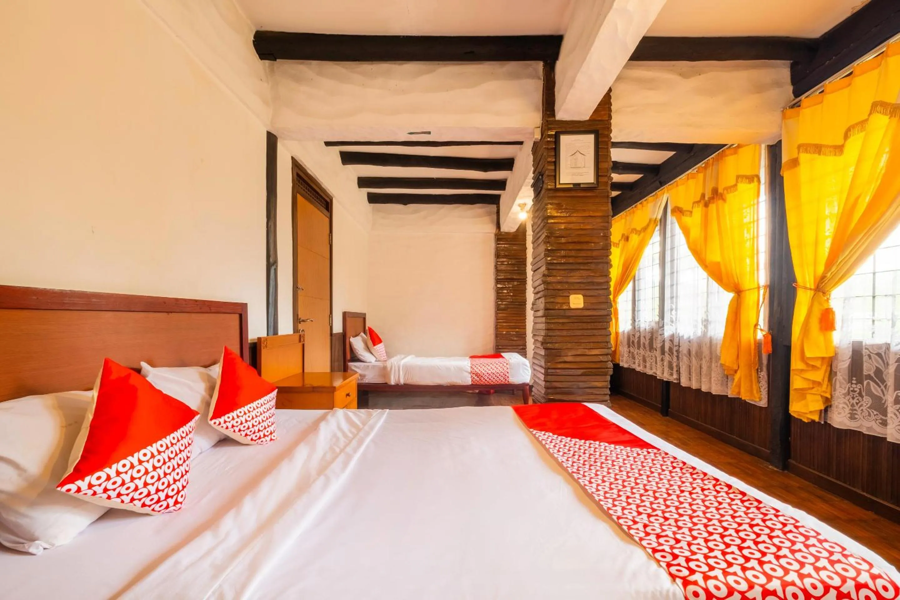 Bedroom, Bed in Capital O 2640 Cottage GS Rumah Kayu Syariah