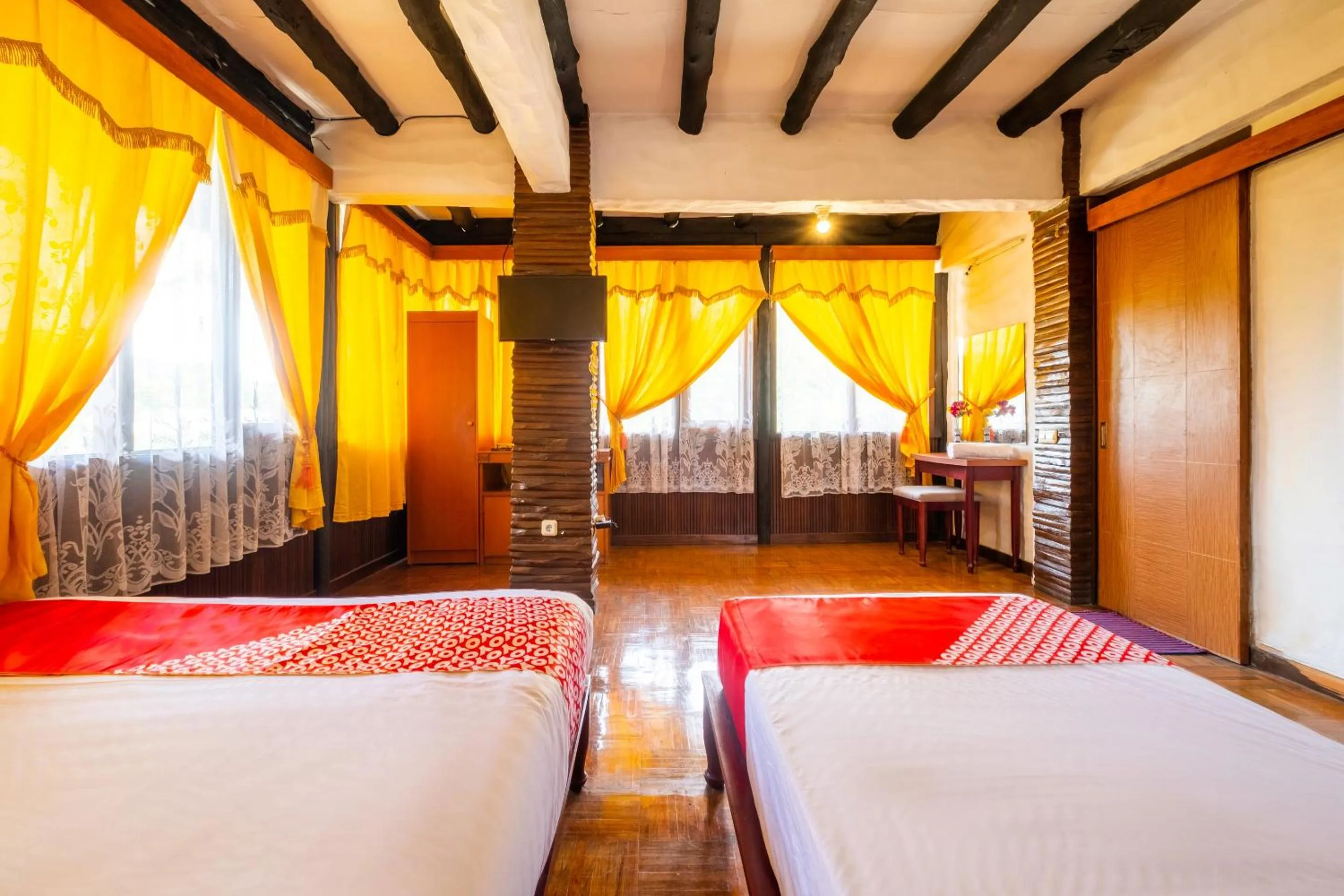 Bedroom, Bed in Capital O 2640 Cottage GS Rumah Kayu Syariah