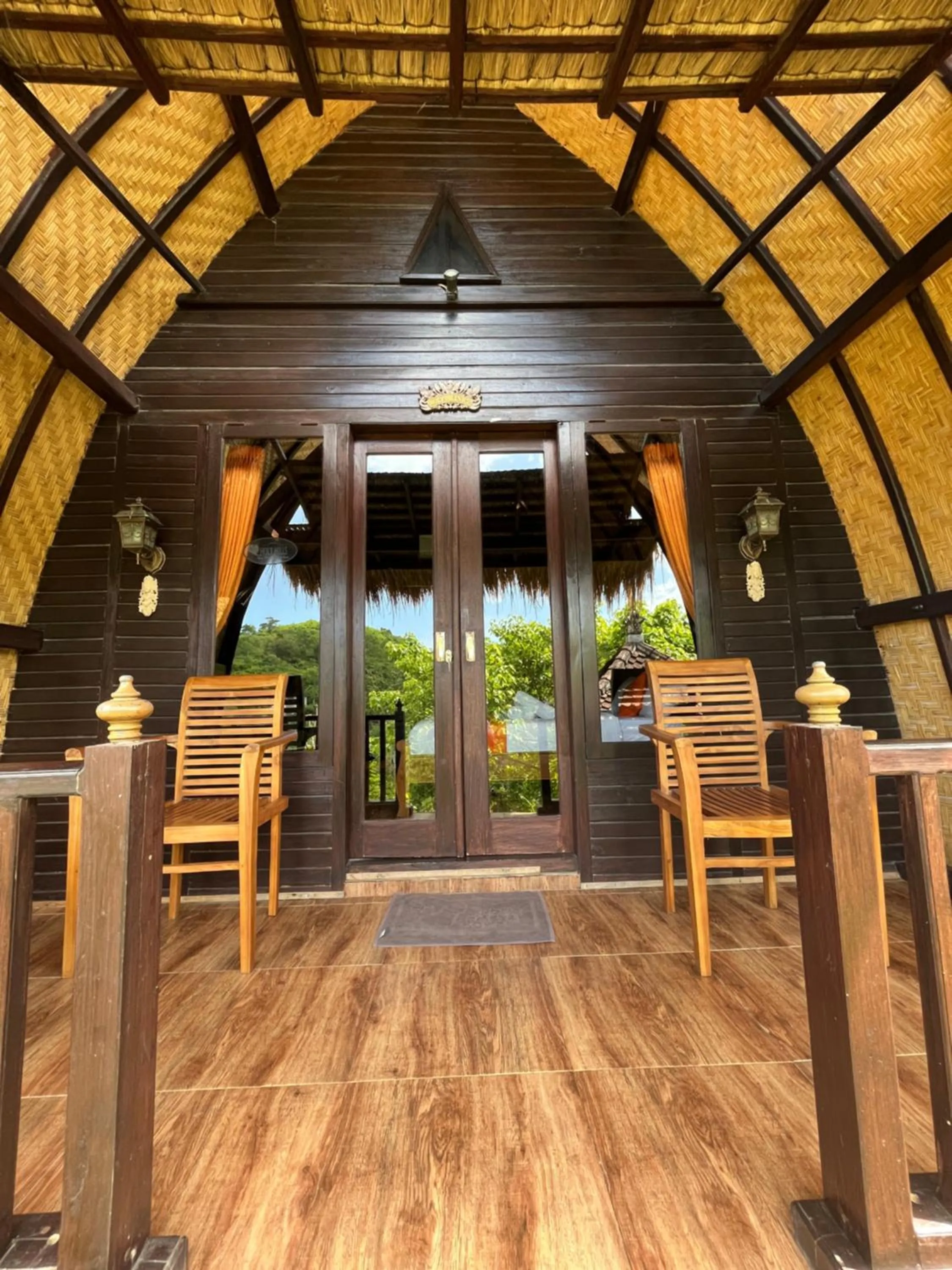 Patio in Holy Hills Bungalow Nusa Penida