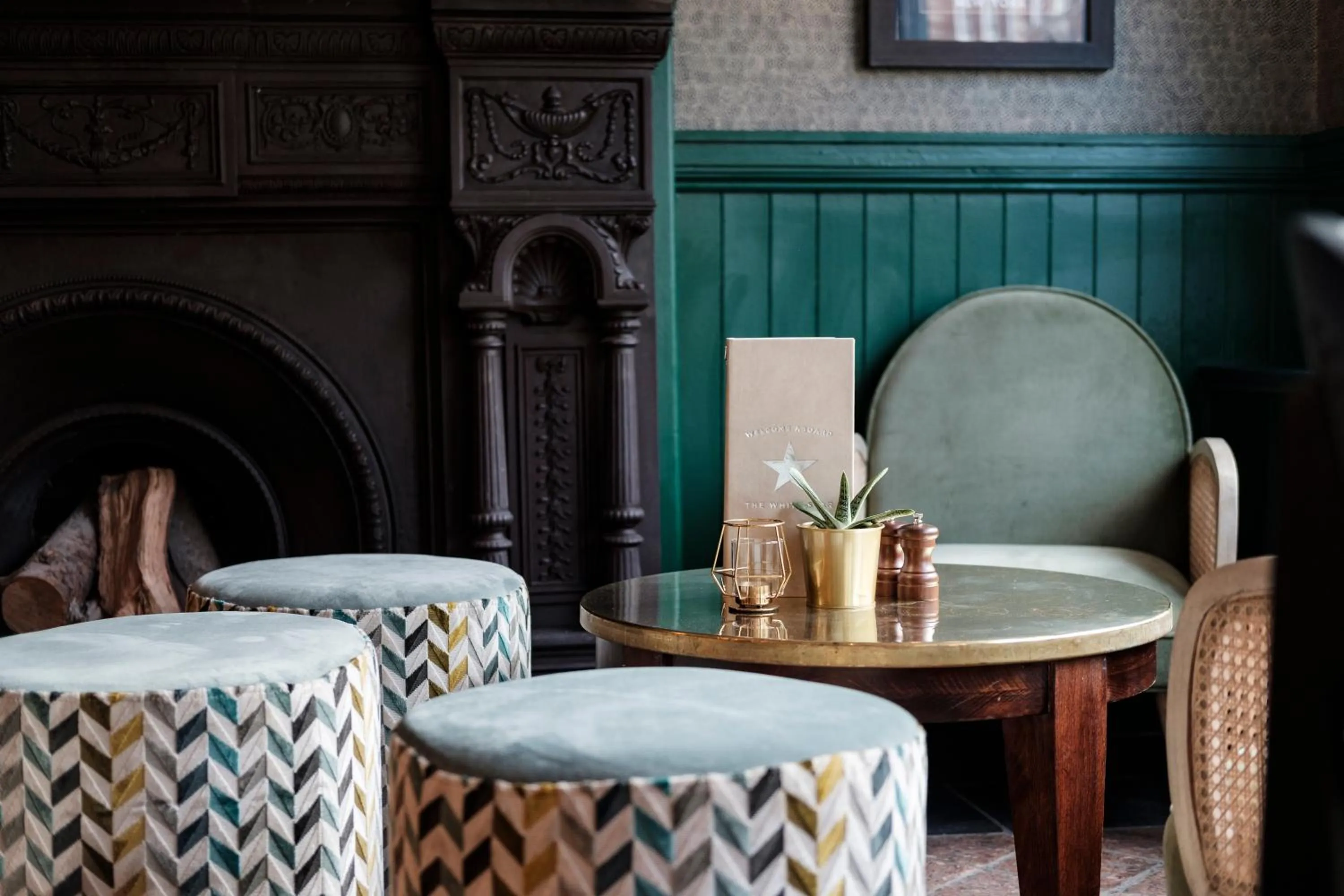 Seating area in The White Star Tavern