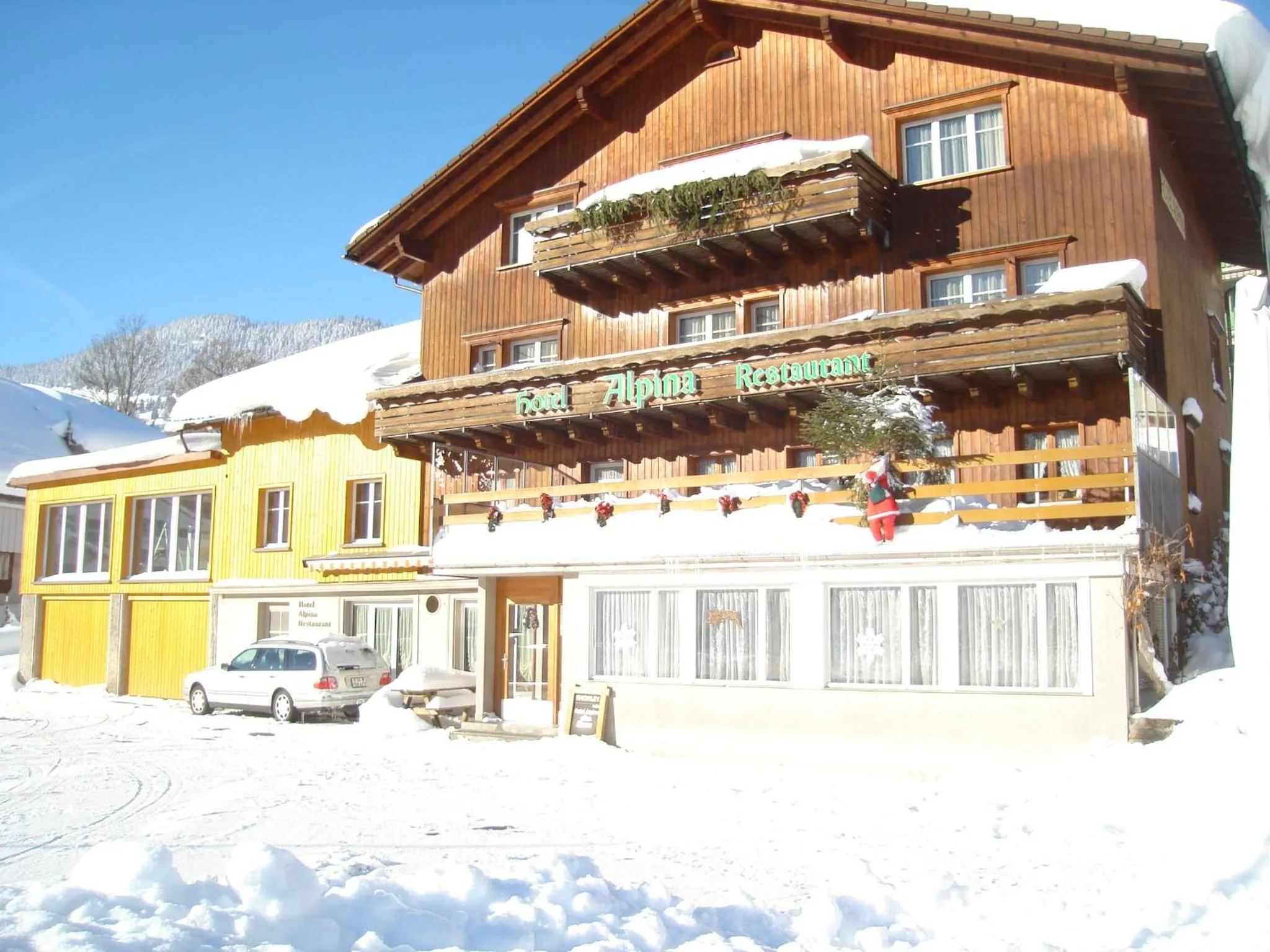 Property building in Hotel Alpina