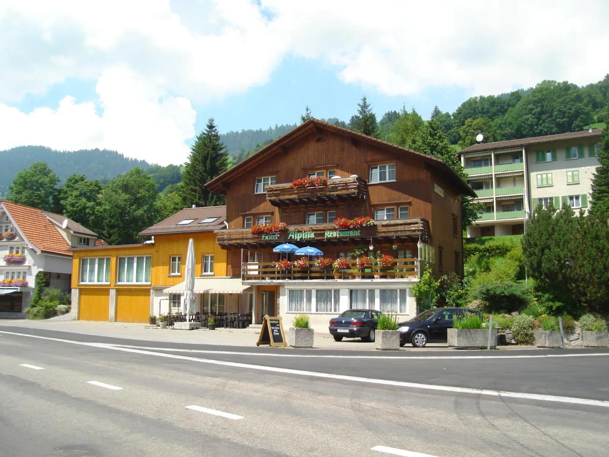 Property building in Hotel Alpina