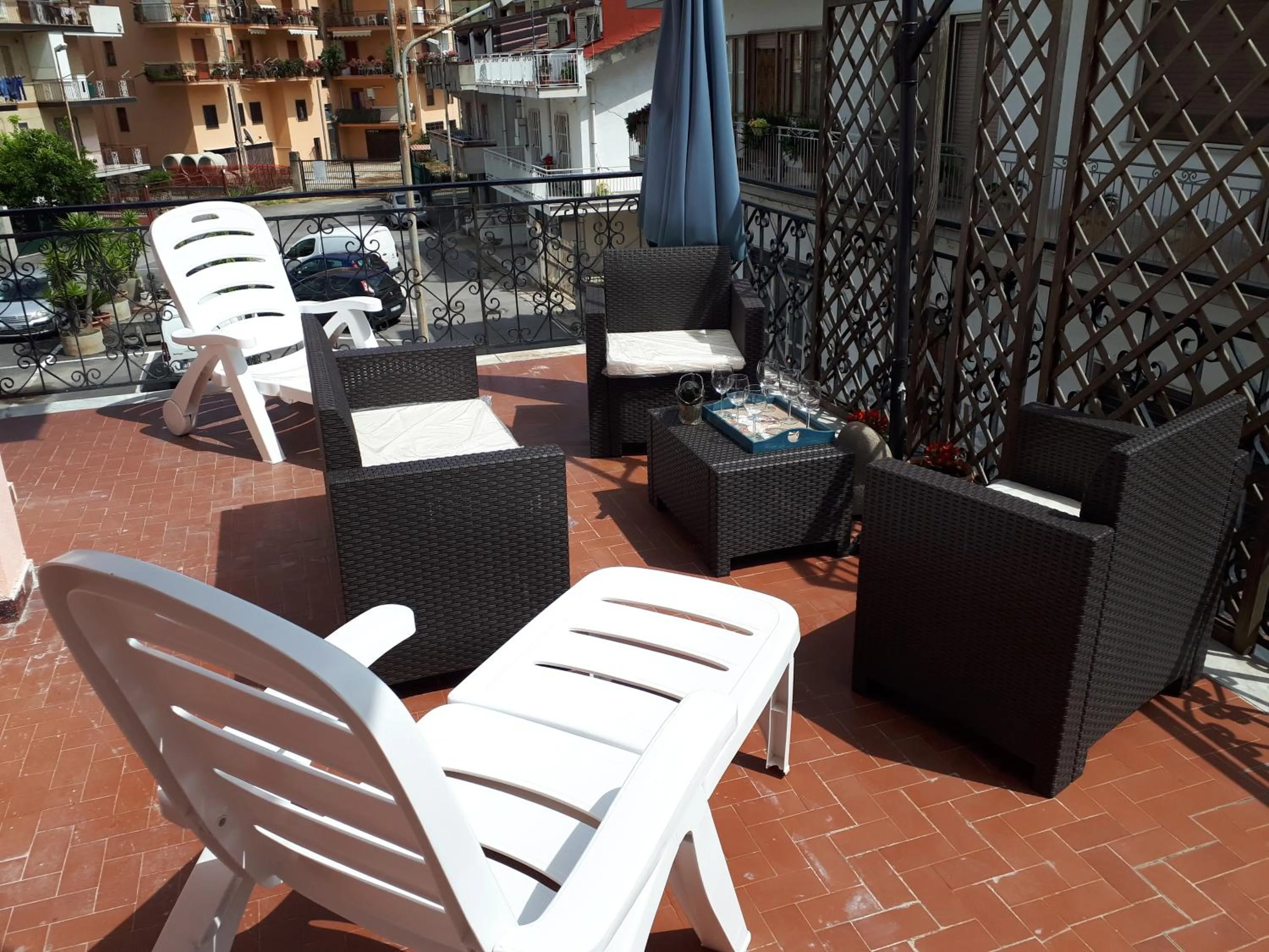 Balcony/Terrace in Villa Ada B&B