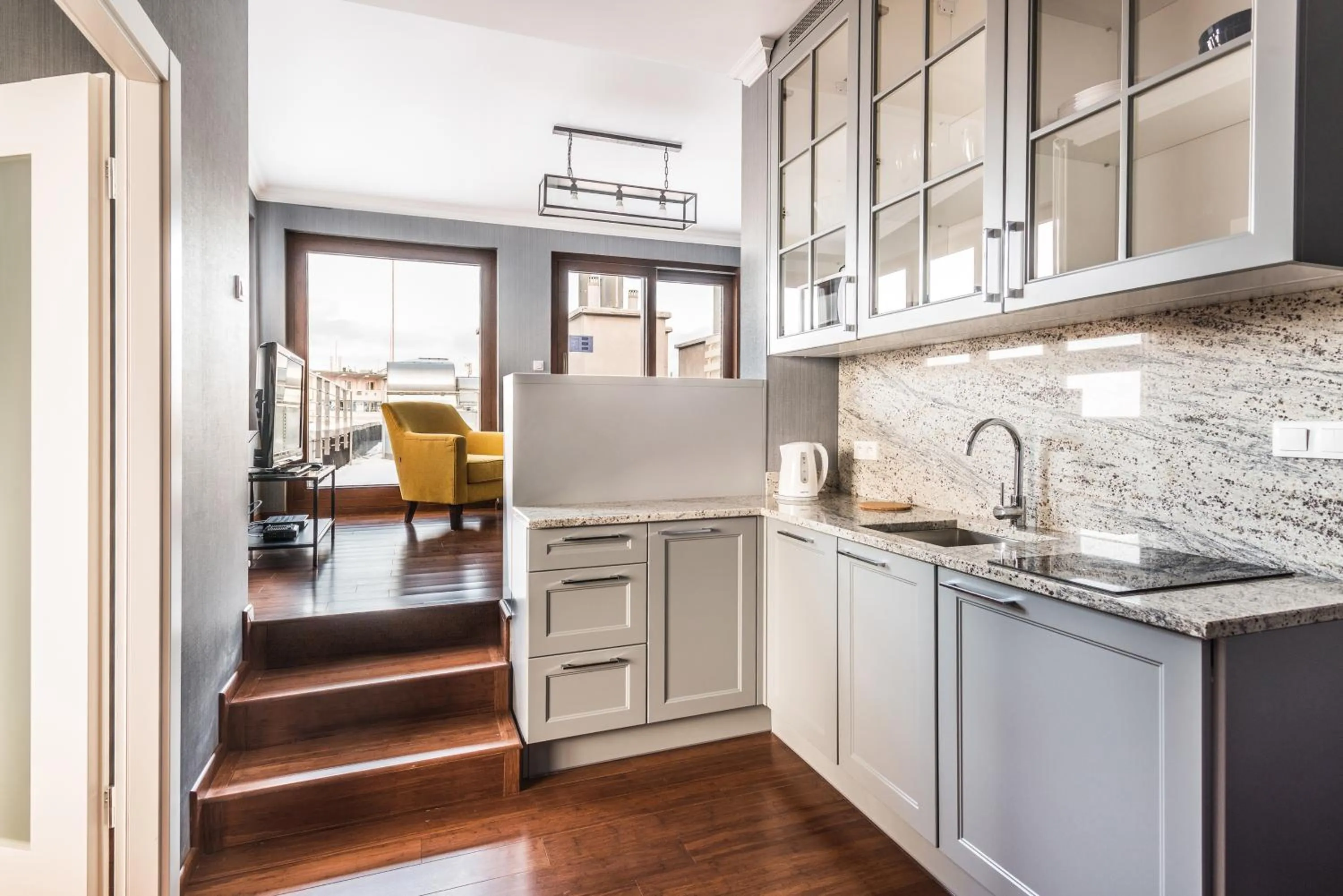 Kitchen or kitchenette in Triton Park Apartments