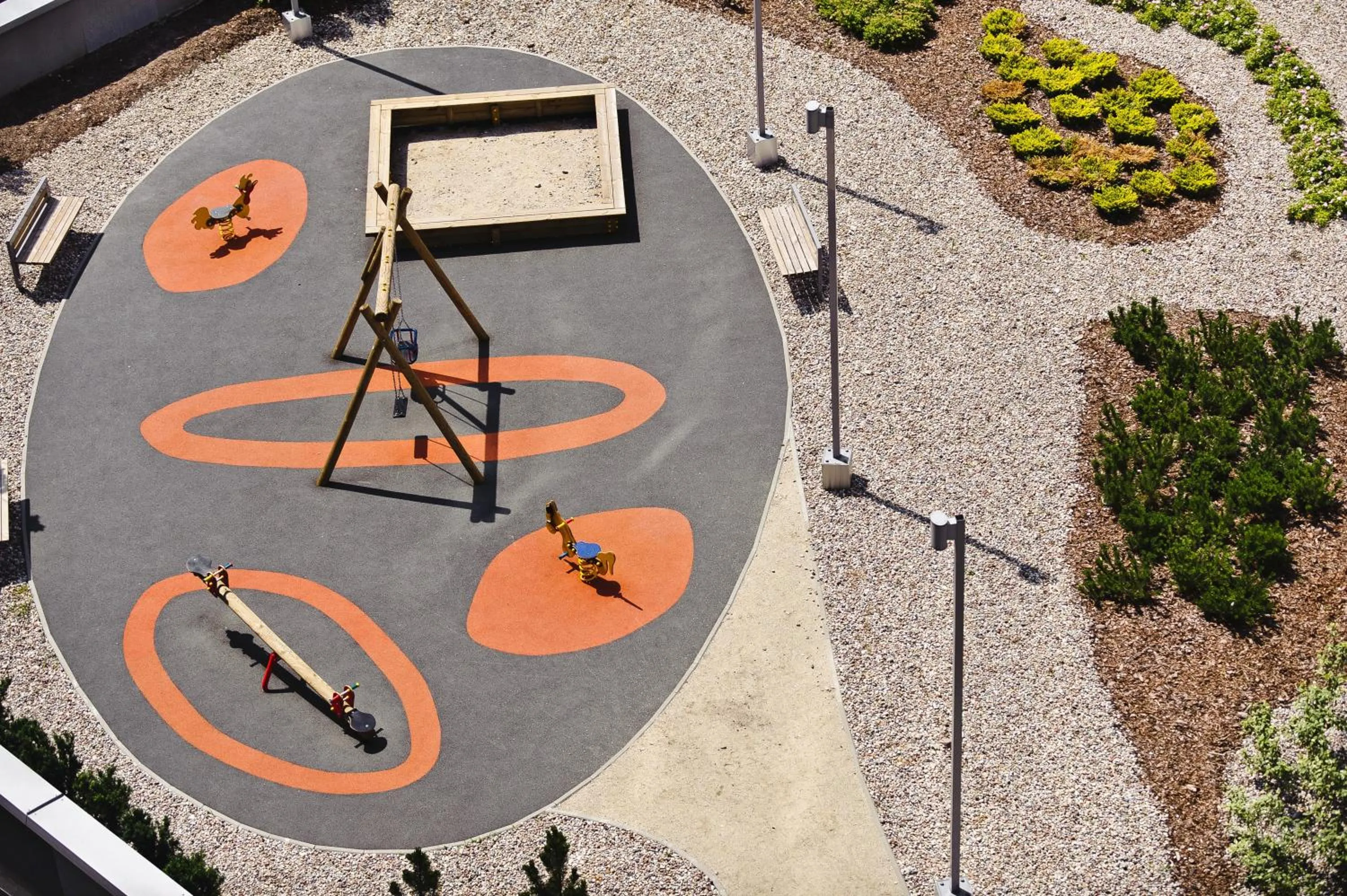 Children play ground in Triton Park Apartments