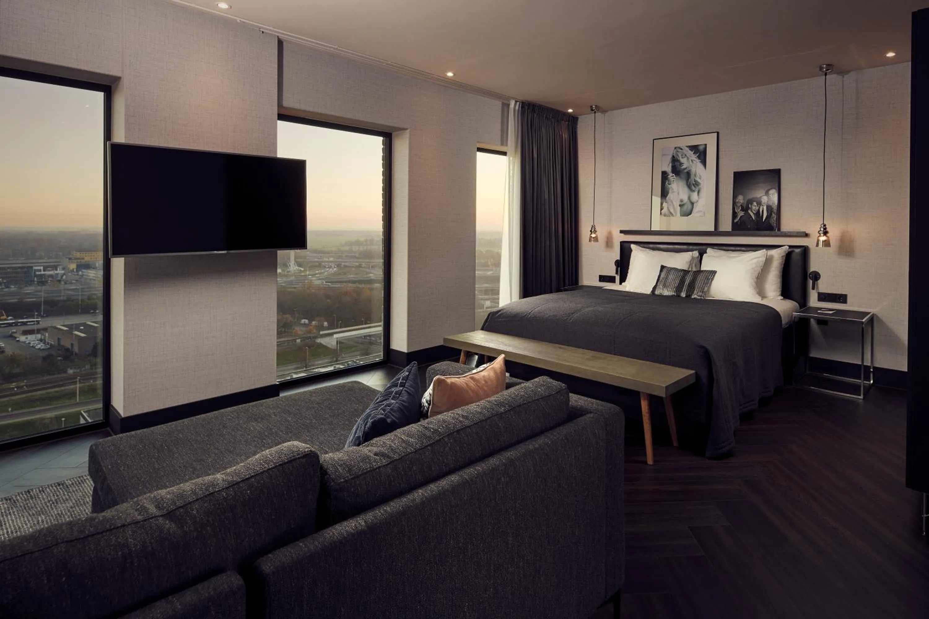 Bed in Van der Valk Hotel Amsterdam - Amstel