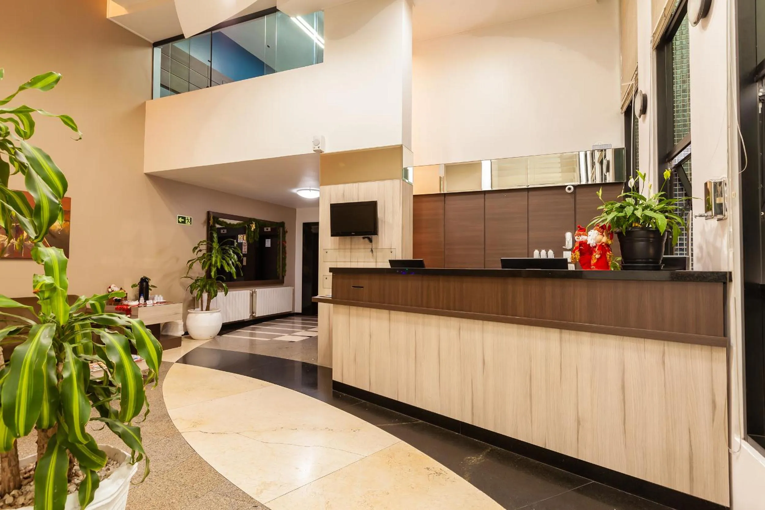 Lobby or reception in Tri Hotel & Flat Caxias