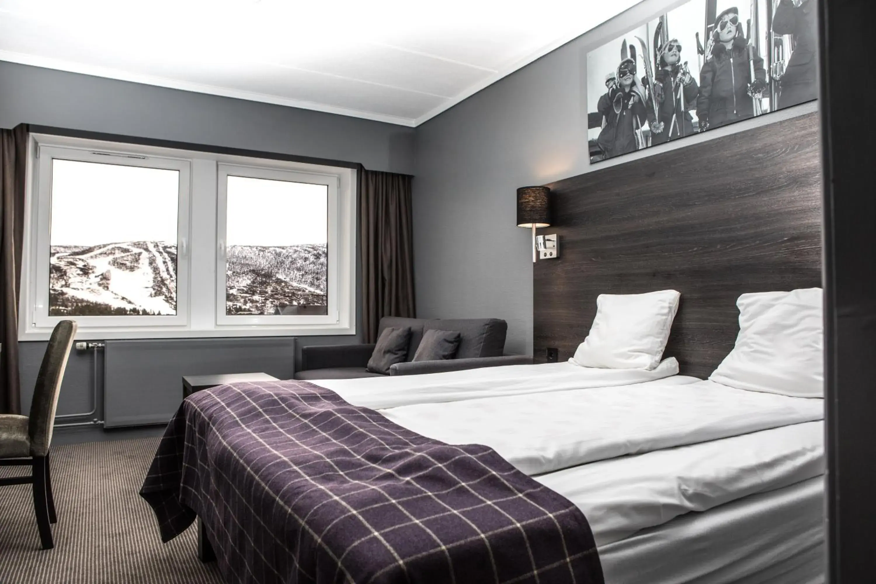 Standard Twin Room with View in Geilo Hotel Standard Twin Room with View in Geilo Hotel