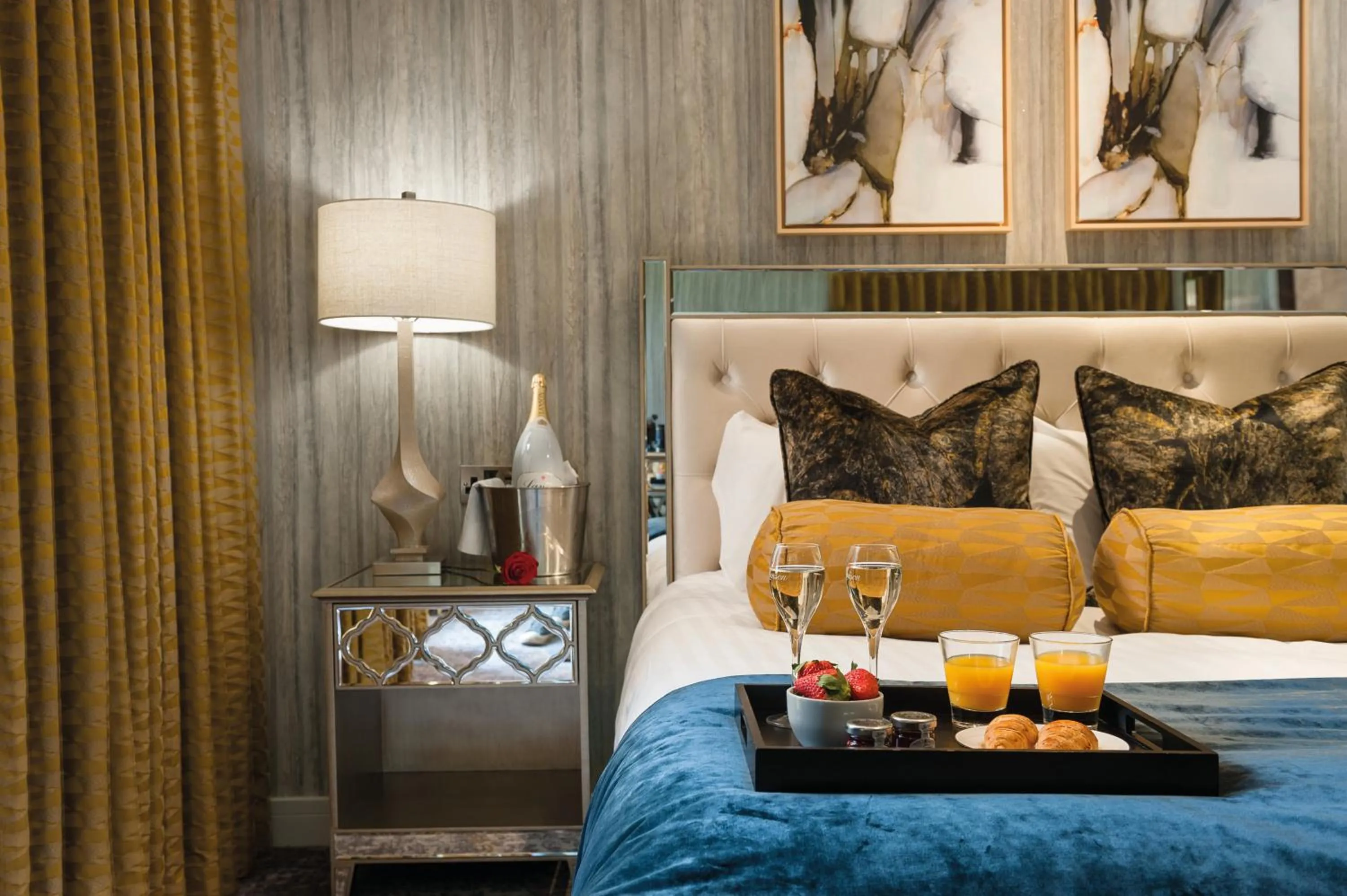 Bedroom, Bed in Hetland Hall Hotel