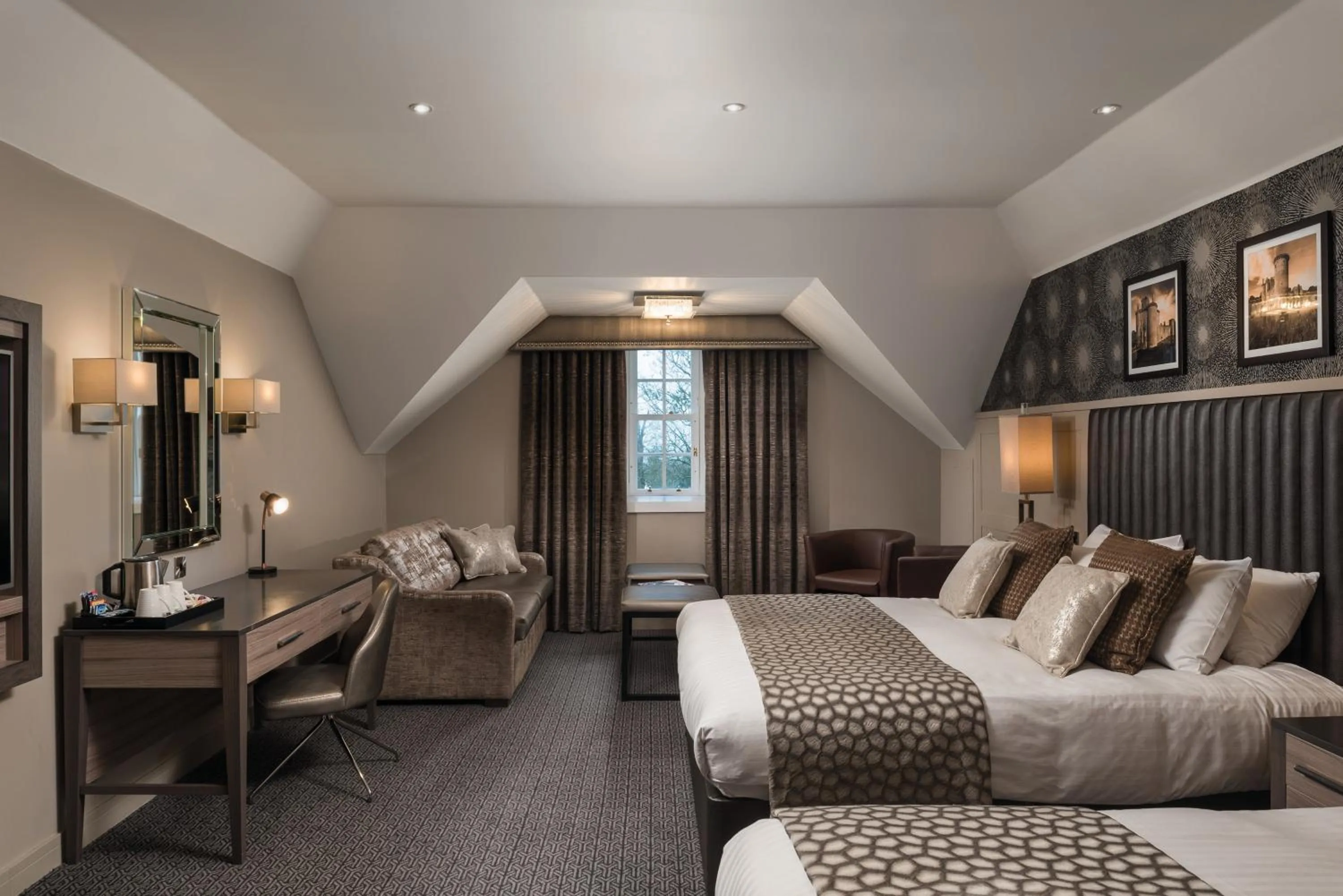 Bedroom, Bed in Hetland Hall Hotel