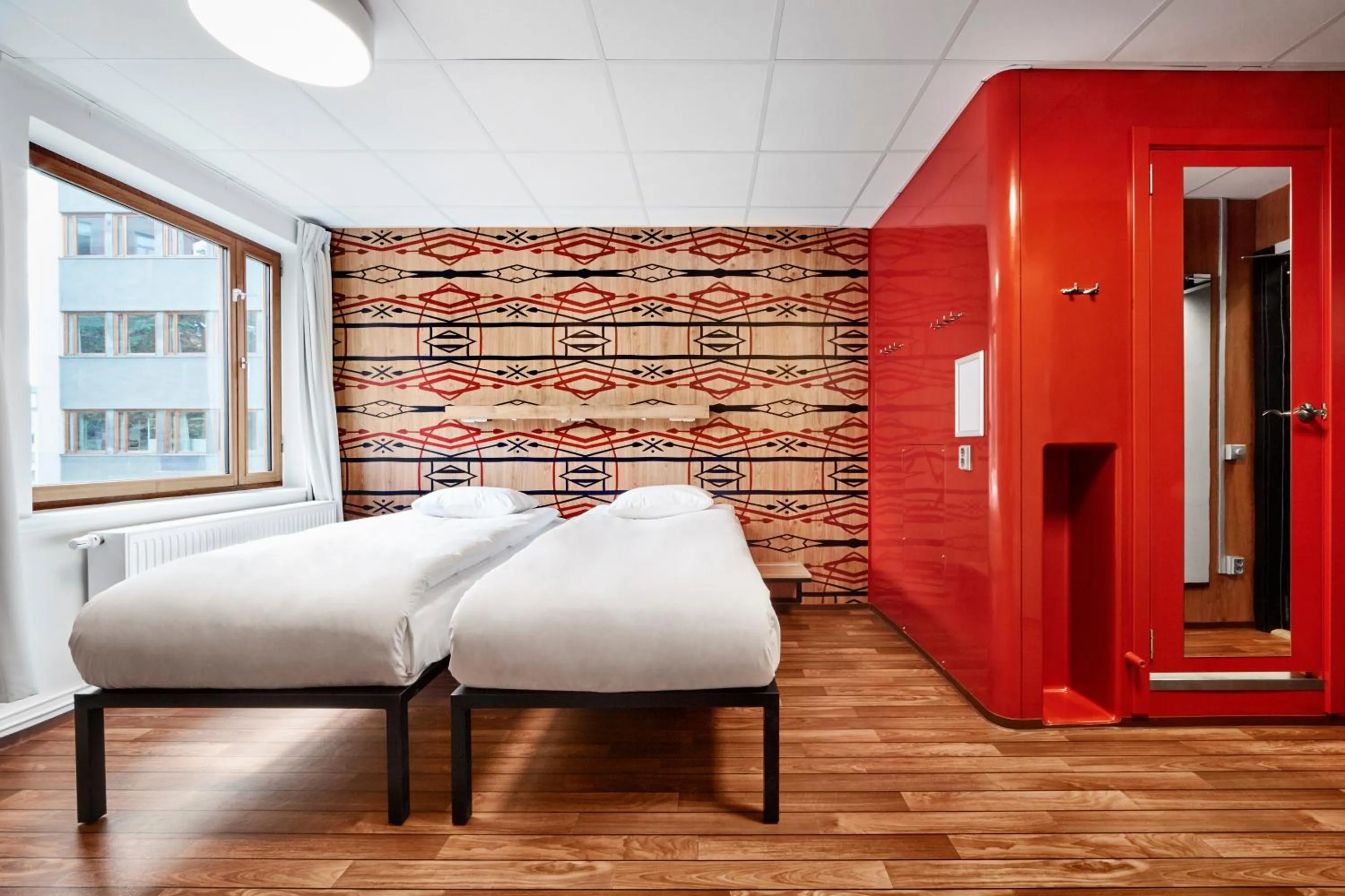 Photo of the whole room, Bed in Generator Stockholm