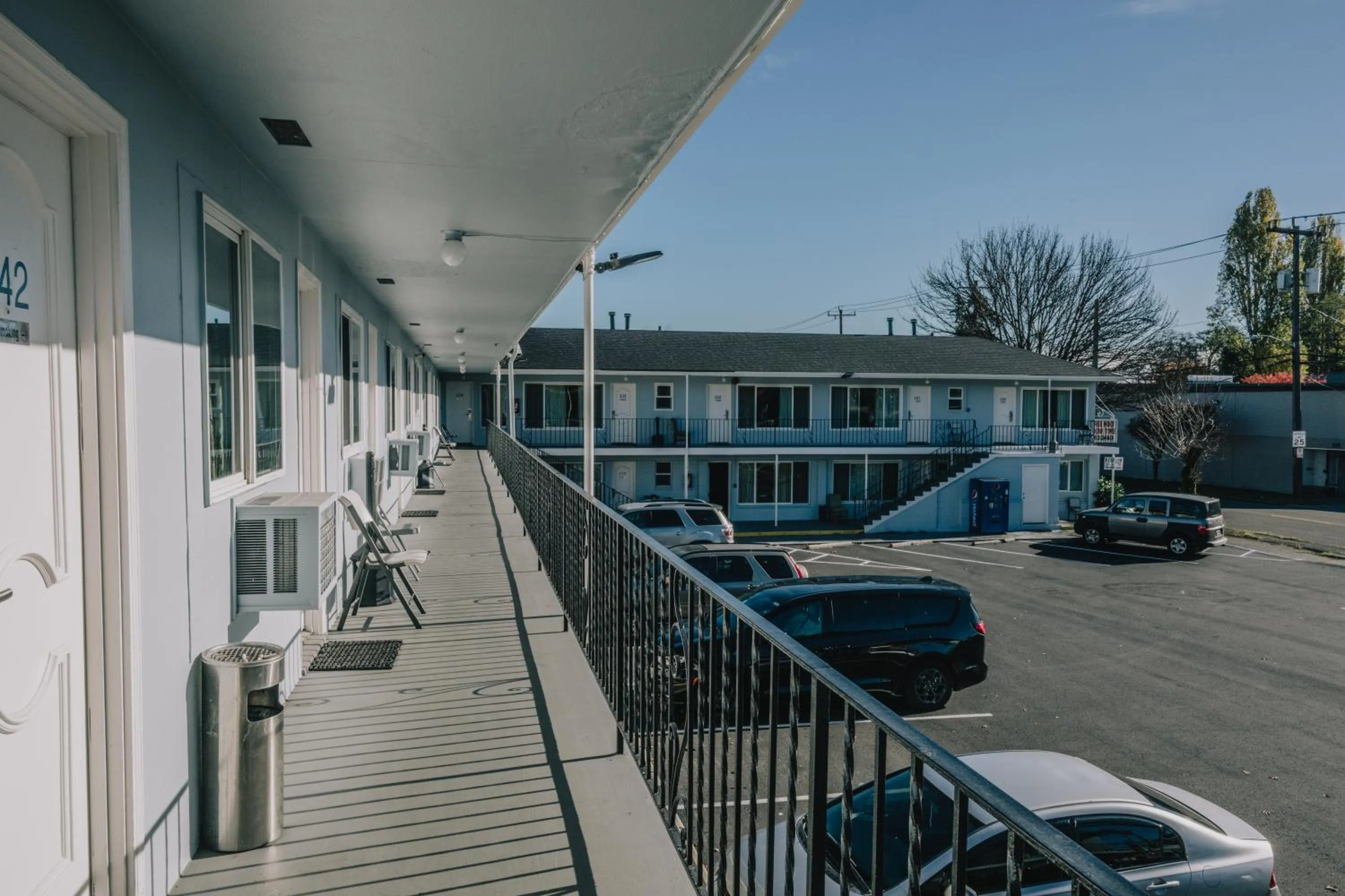 Property building in La Hacienda Motel