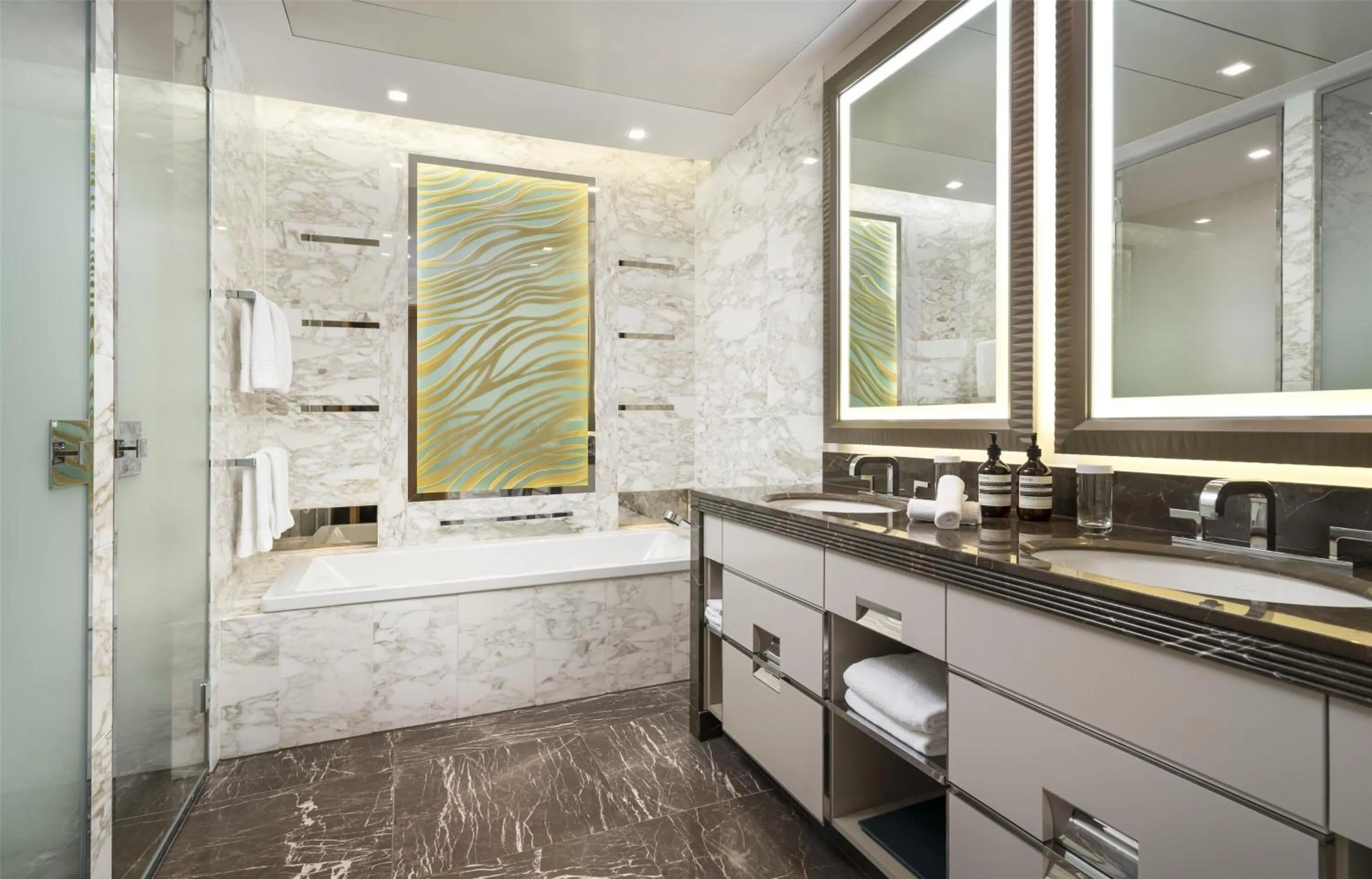 Bathroom in Waldorf Astoria Berlin