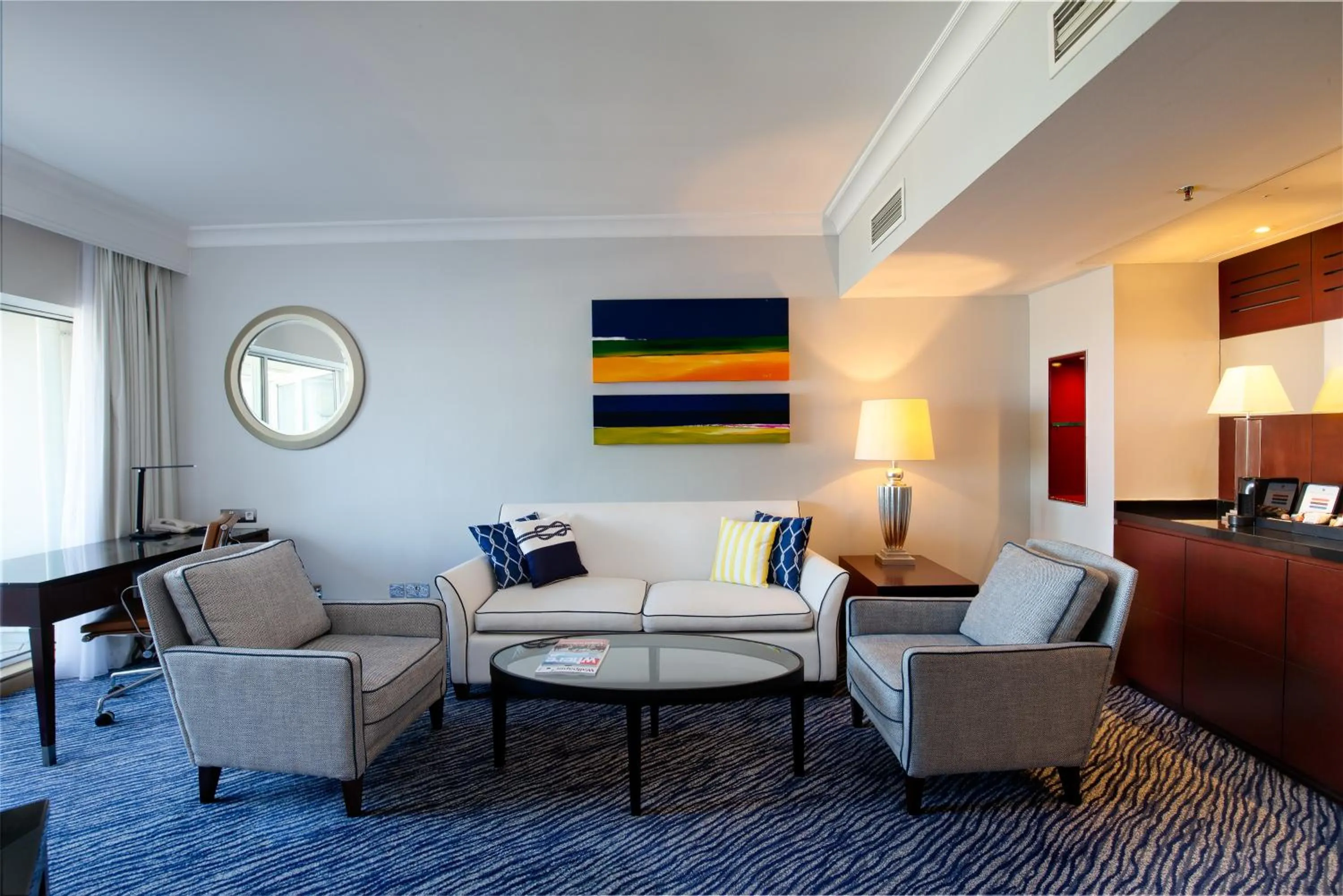 Living room in The Chelsea Harbour Hotel and Spa