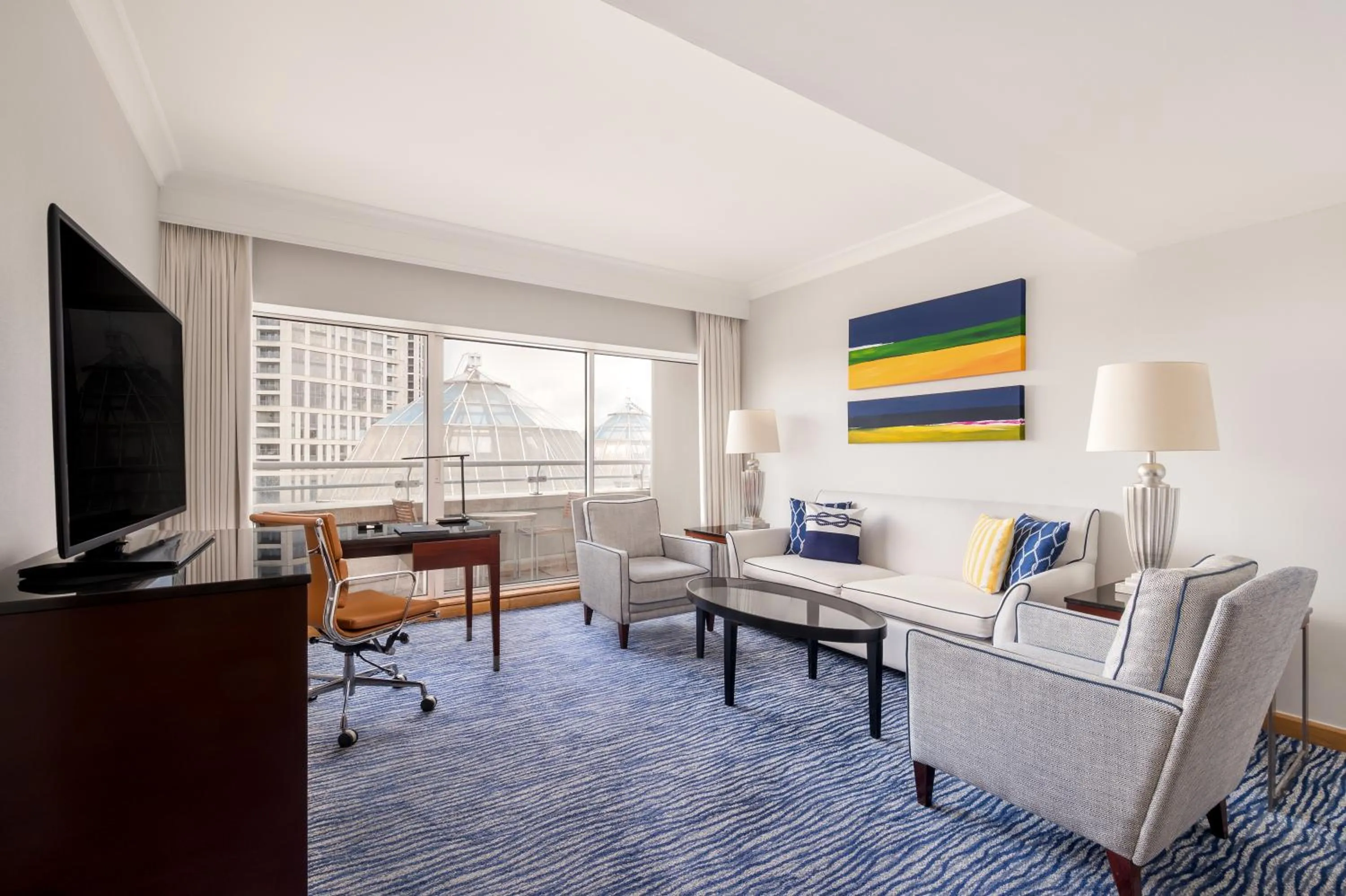 Living room in The Chelsea Harbour Hotel and Spa