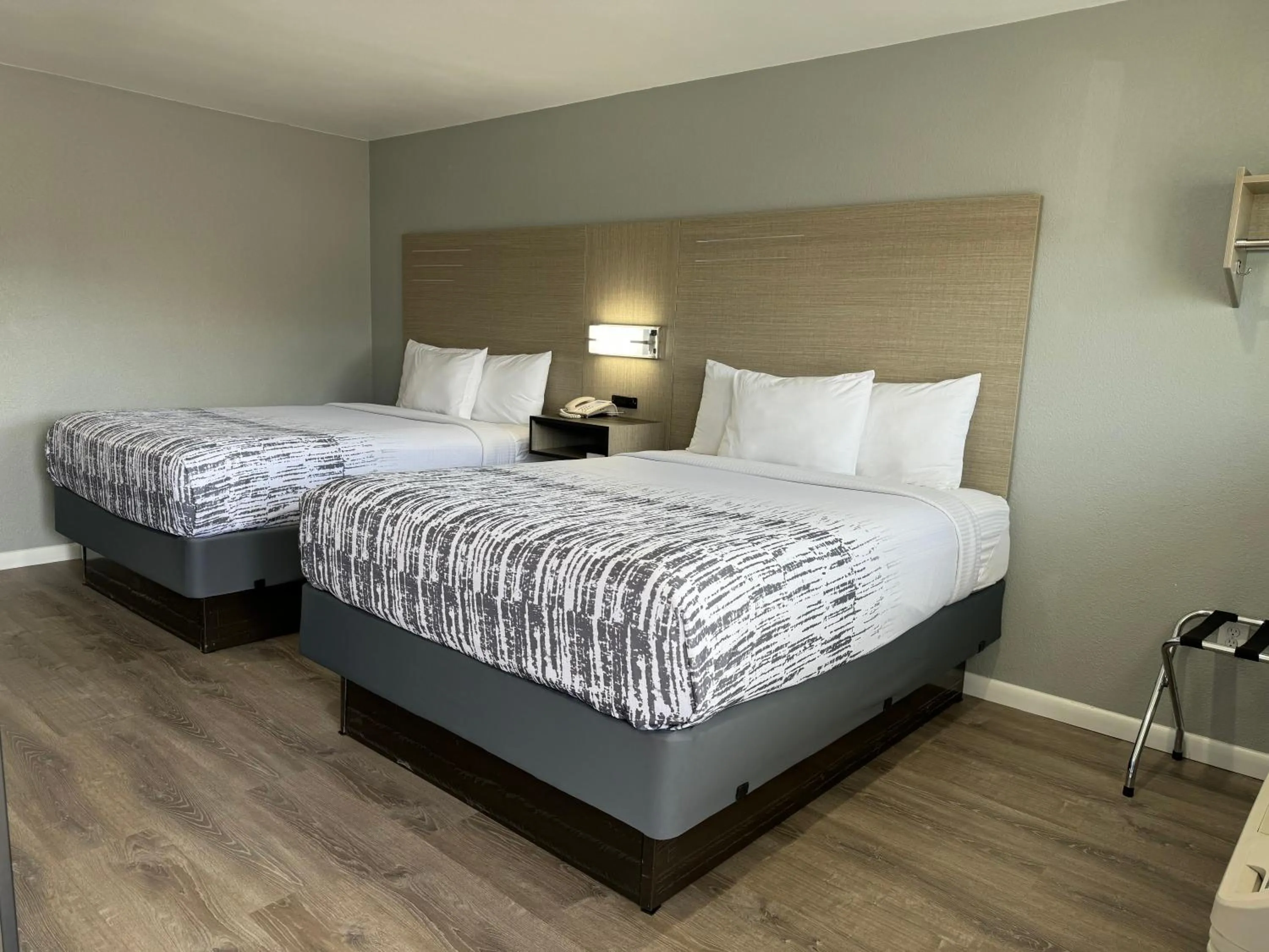 Bed in Copper Manor Motel