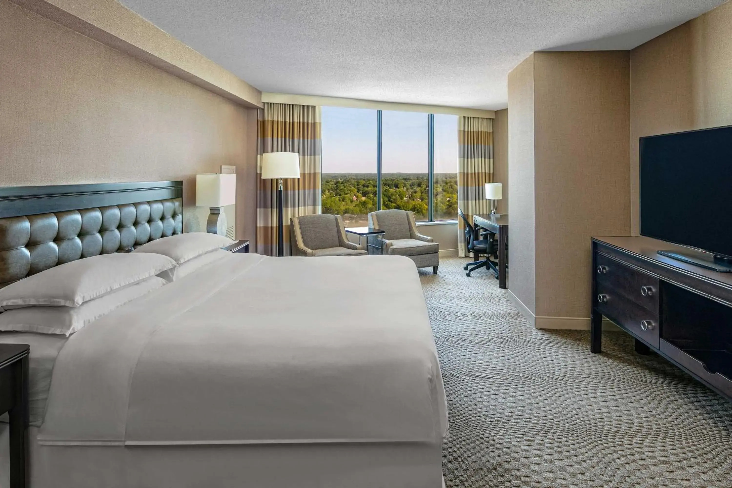 King Studio with Sofa Bed and Adapted Tub - Mobility and Hearing Accessible in Sheraton Greensboro King Studio with Sofa Bed and Adapted Tub - Mobility and Hearing Accessible in Sheraton Greensboro