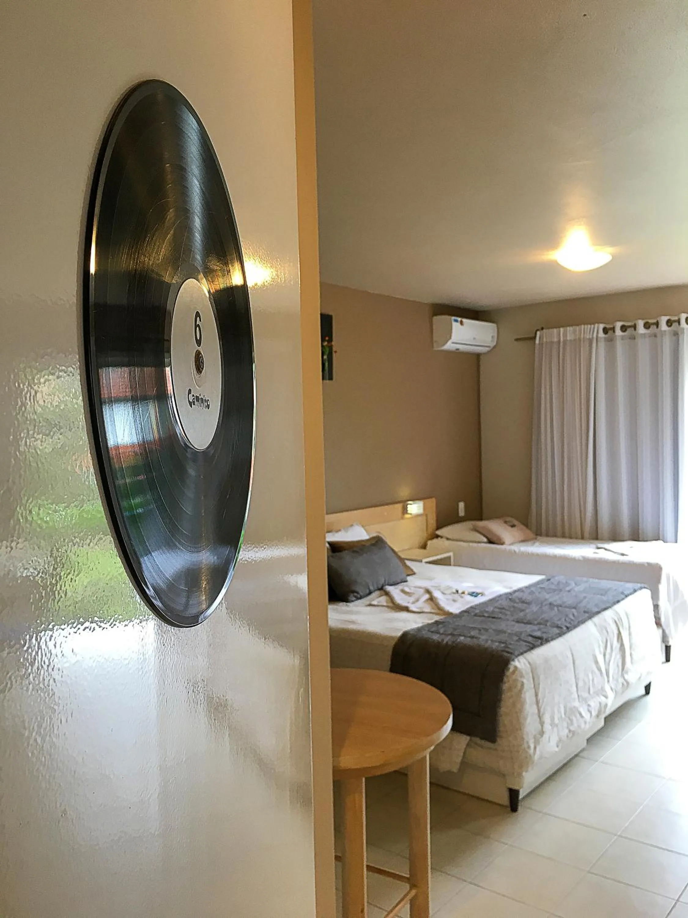 Bed in Pousada Tango