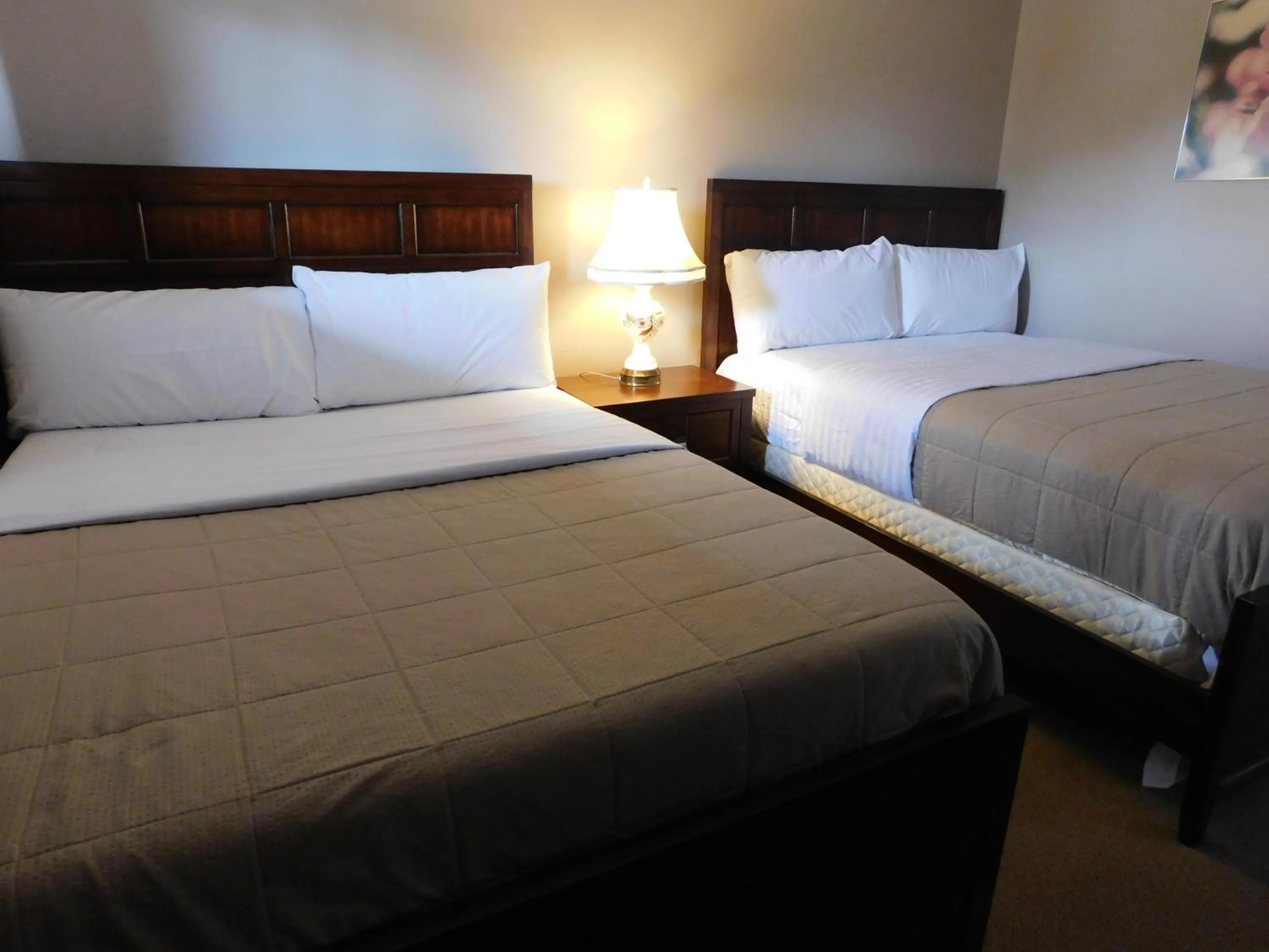 Bed in Drifter Motel