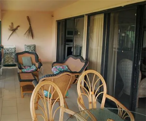 Patio in Colony Cove Beach Resort