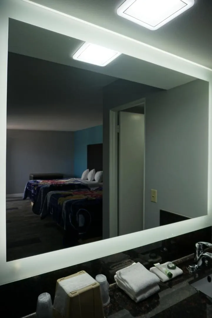 Bed in Thunderbird Motel