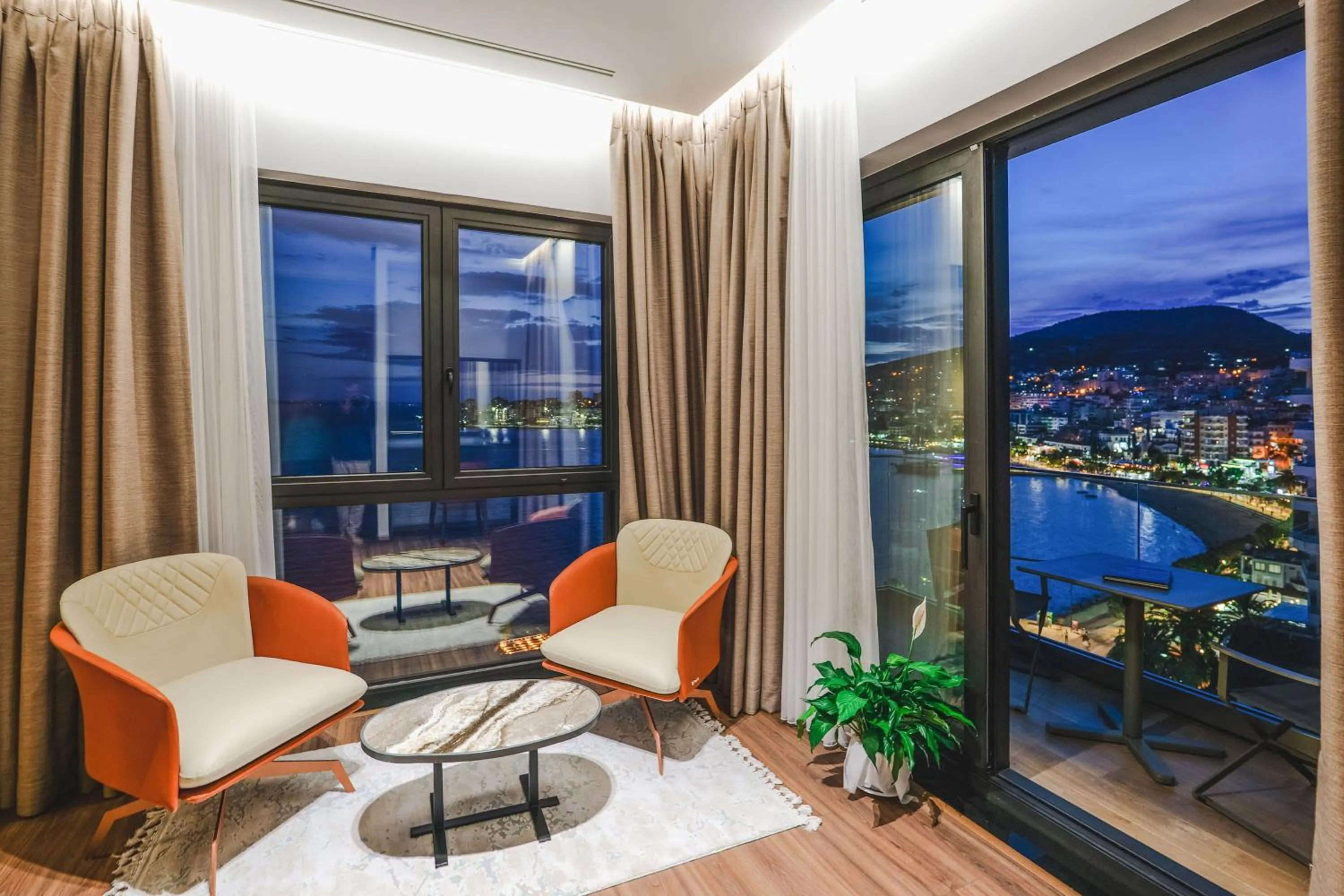 Living room in Hotel Saranda Butrinti, Affiliated by Melia