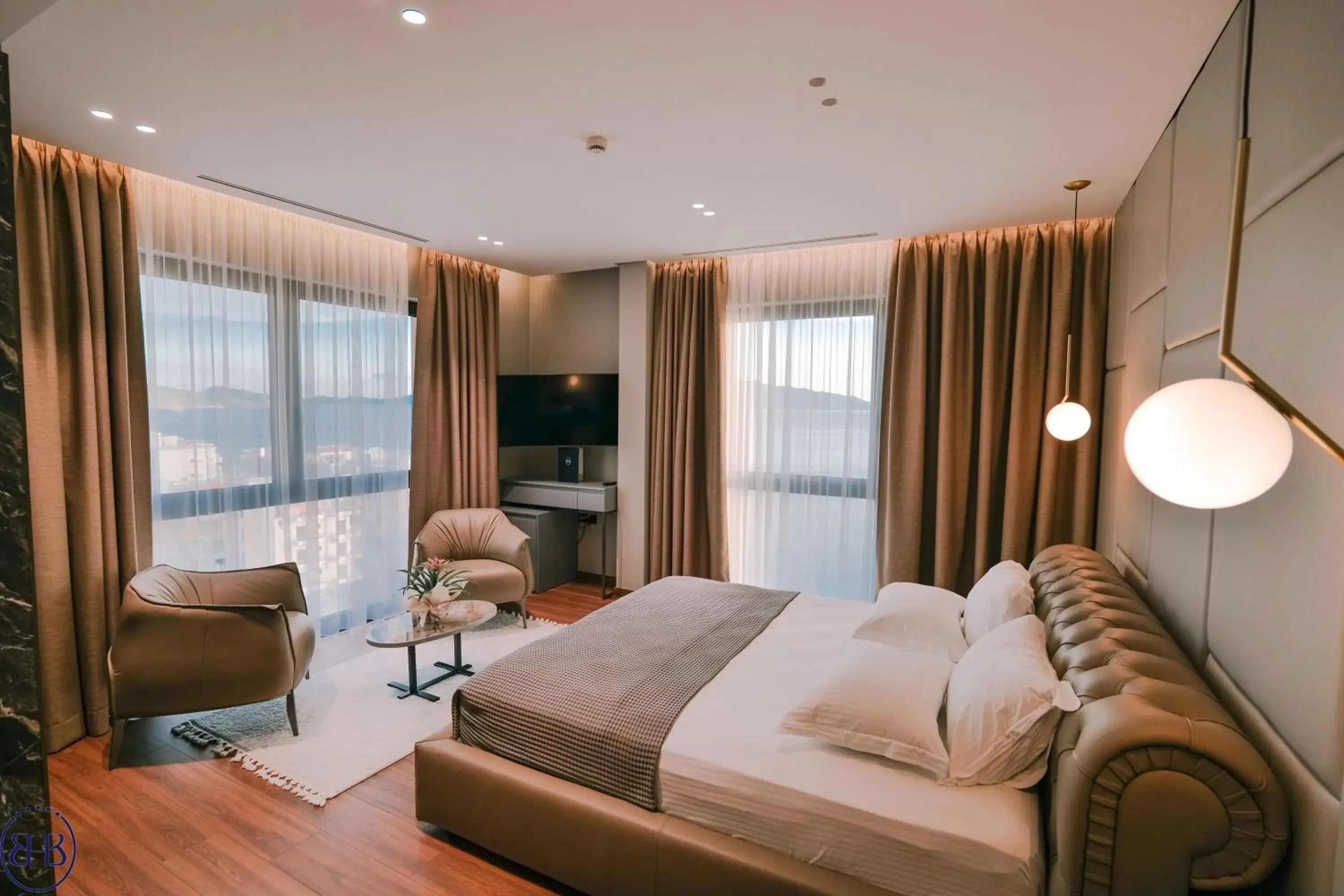 Panoramic Deluxe Double Room with Sea View in Hotel Saranda Butrinti, Affiliated by Melia Panoramic Deluxe Double Room with Sea View in Hotel Saranda Butrinti, Affiliated by Melia