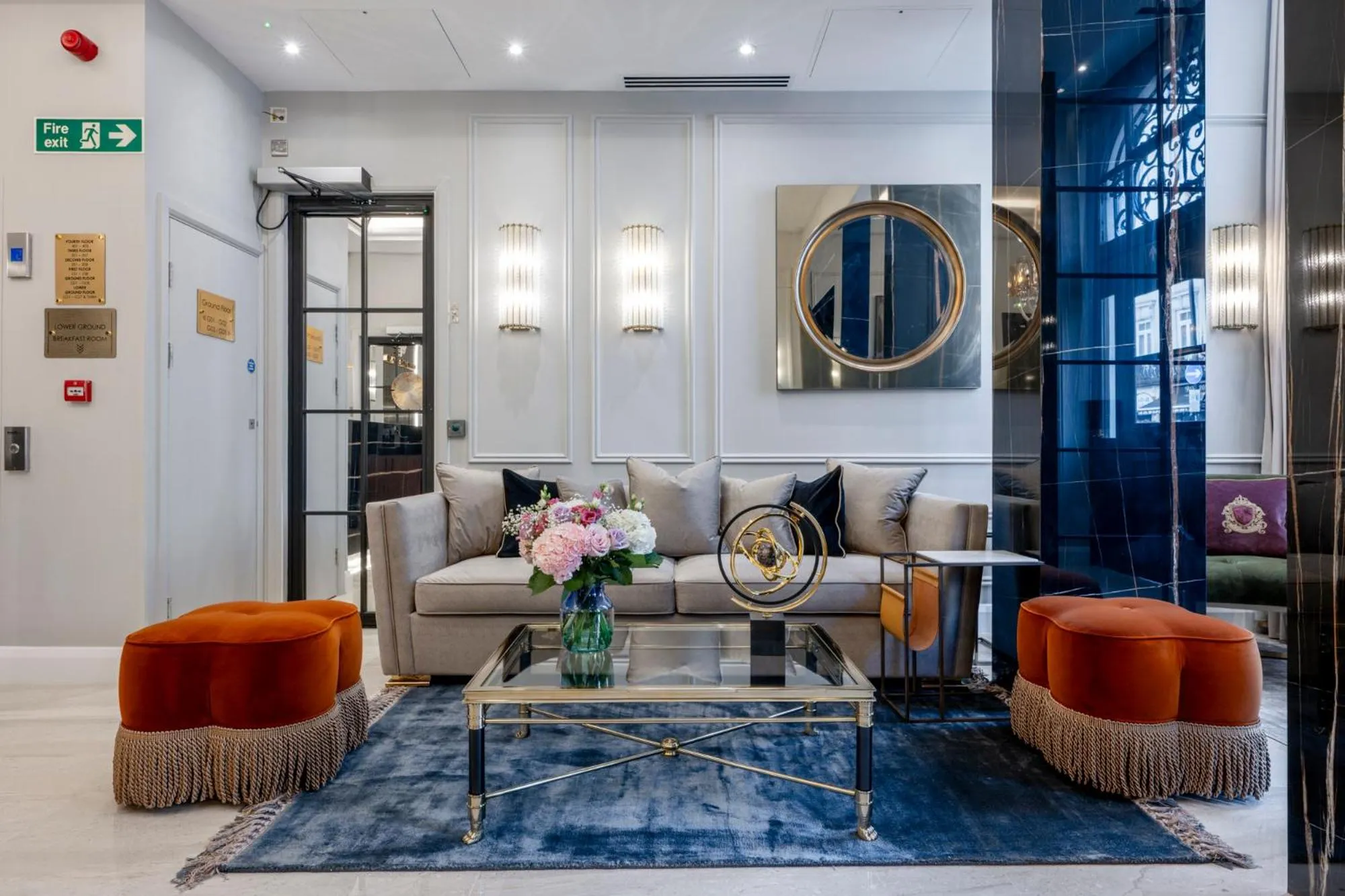 Seating area in Grand Concerto Hotel