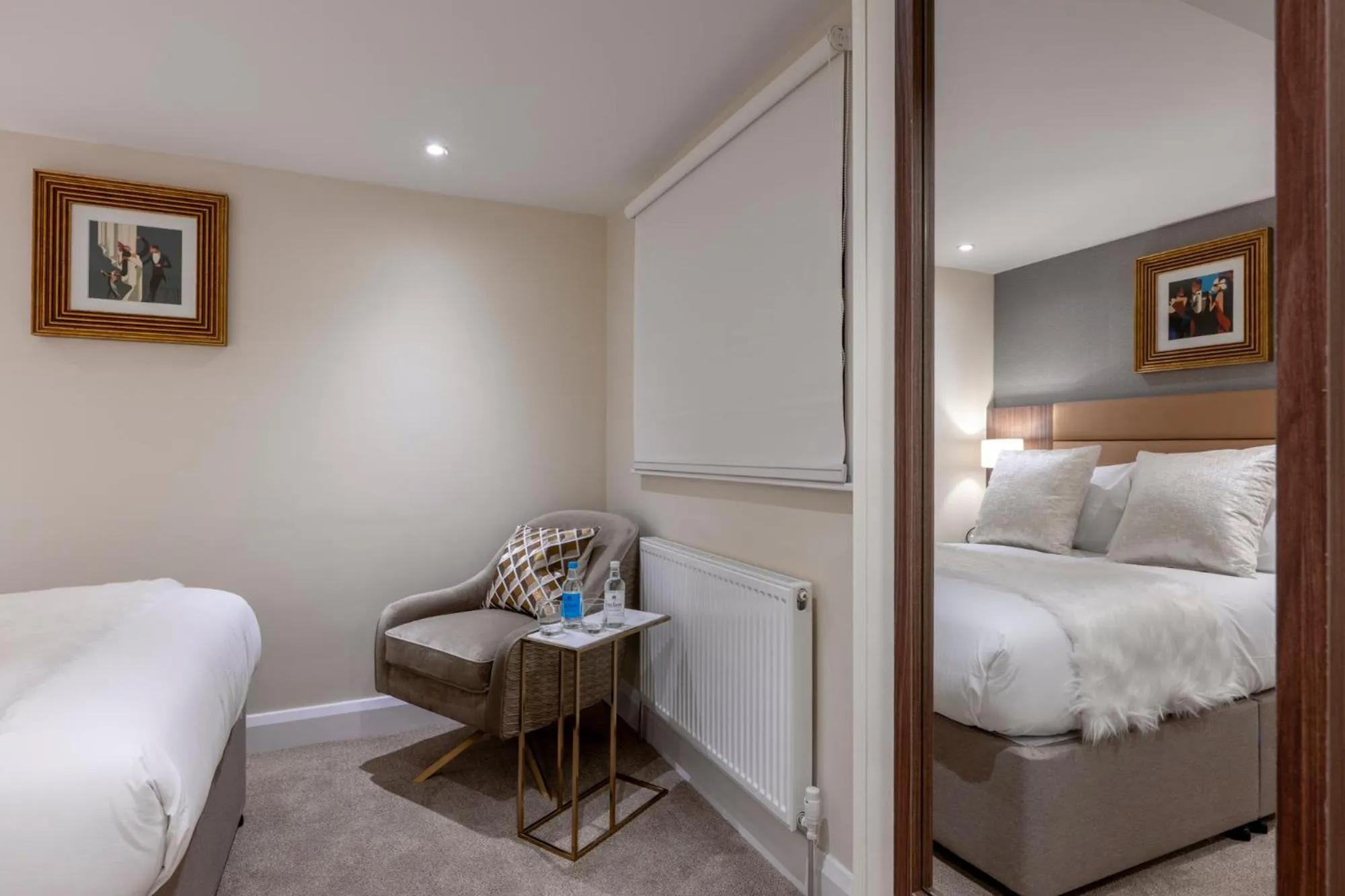 Seating area, Bed in Grand Concerto Hotel