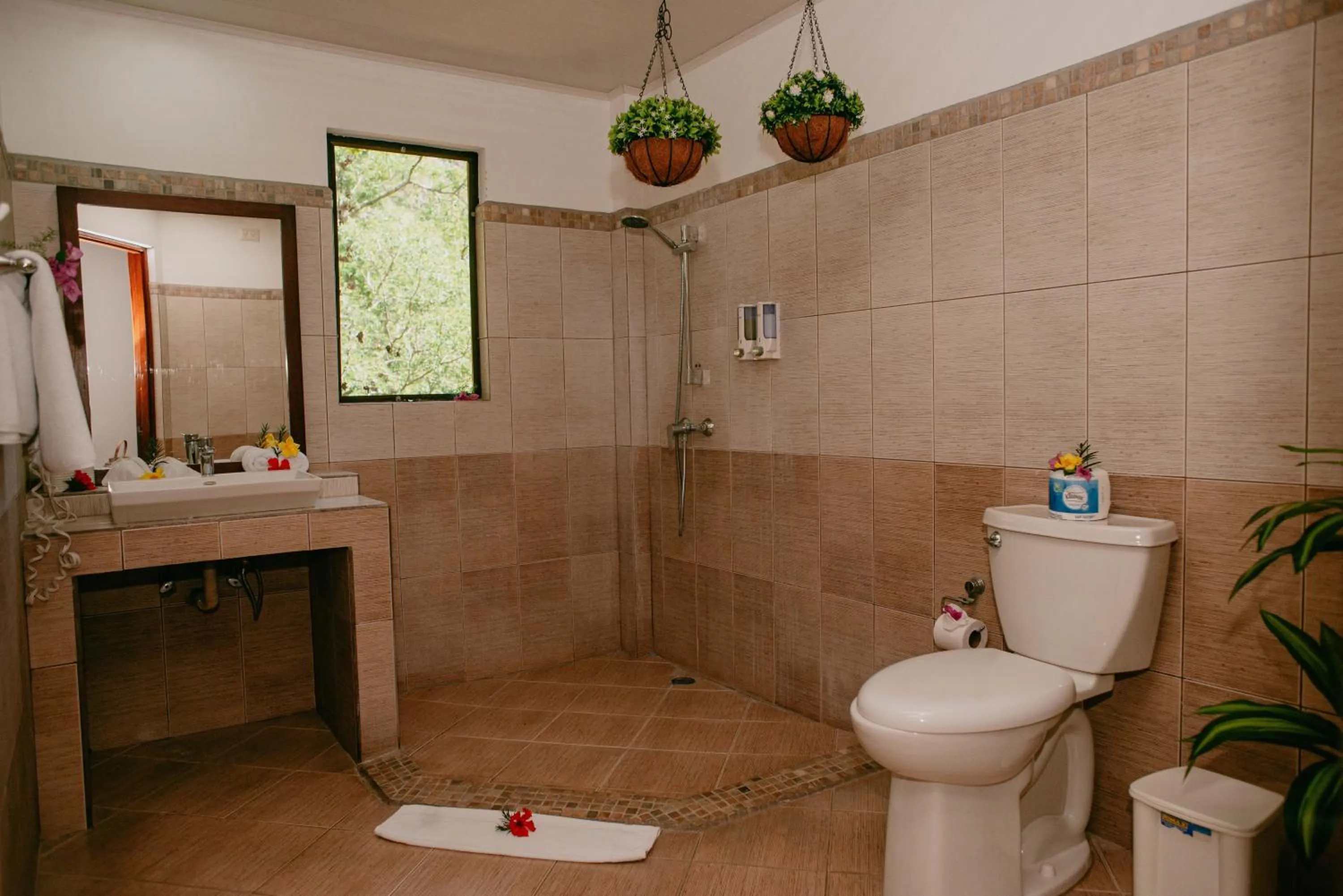 Shower in Eco Boutique Hotel Vista Las Islas Reserva Natural