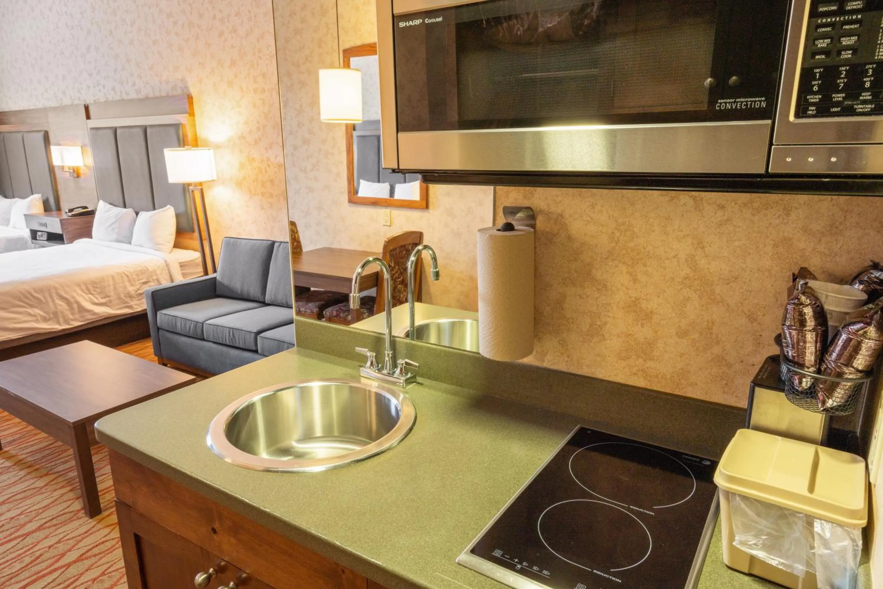 Bed in The Lodge at Big Sky