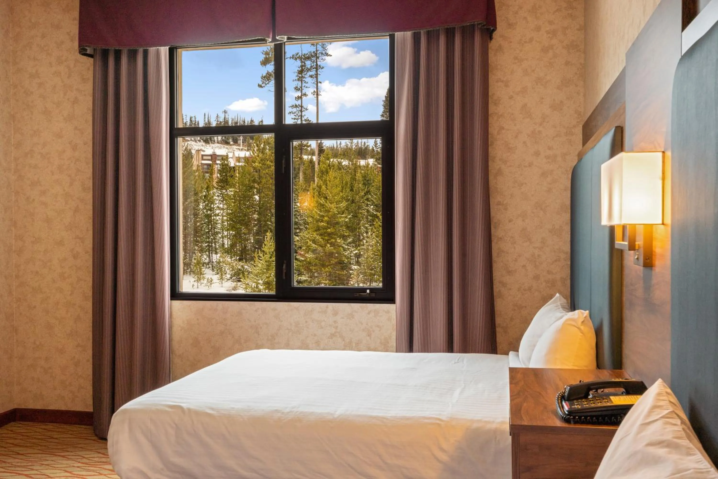 Bed in The Lodge at Big Sky