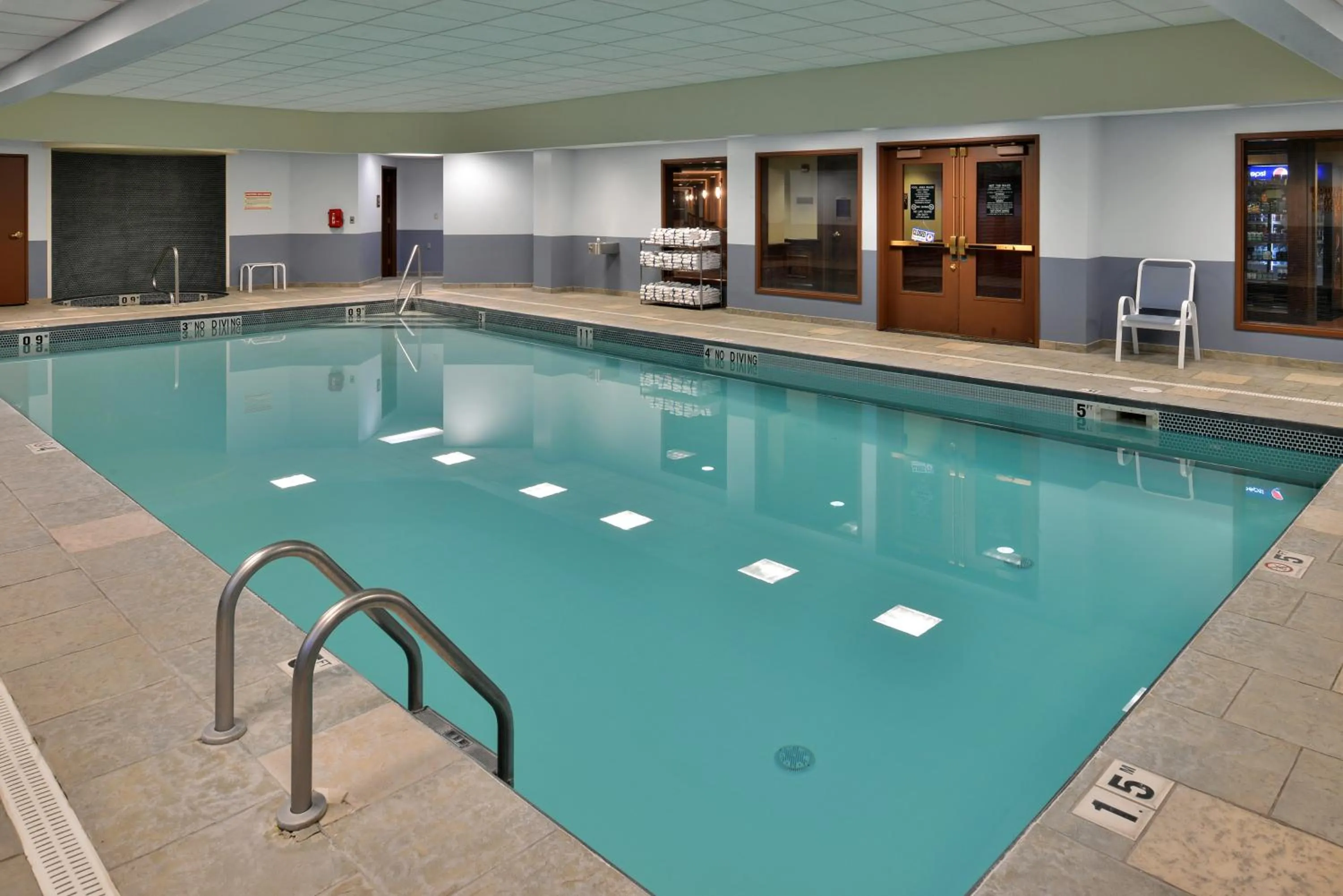 Swimming pool in The Lodge at Big Sky