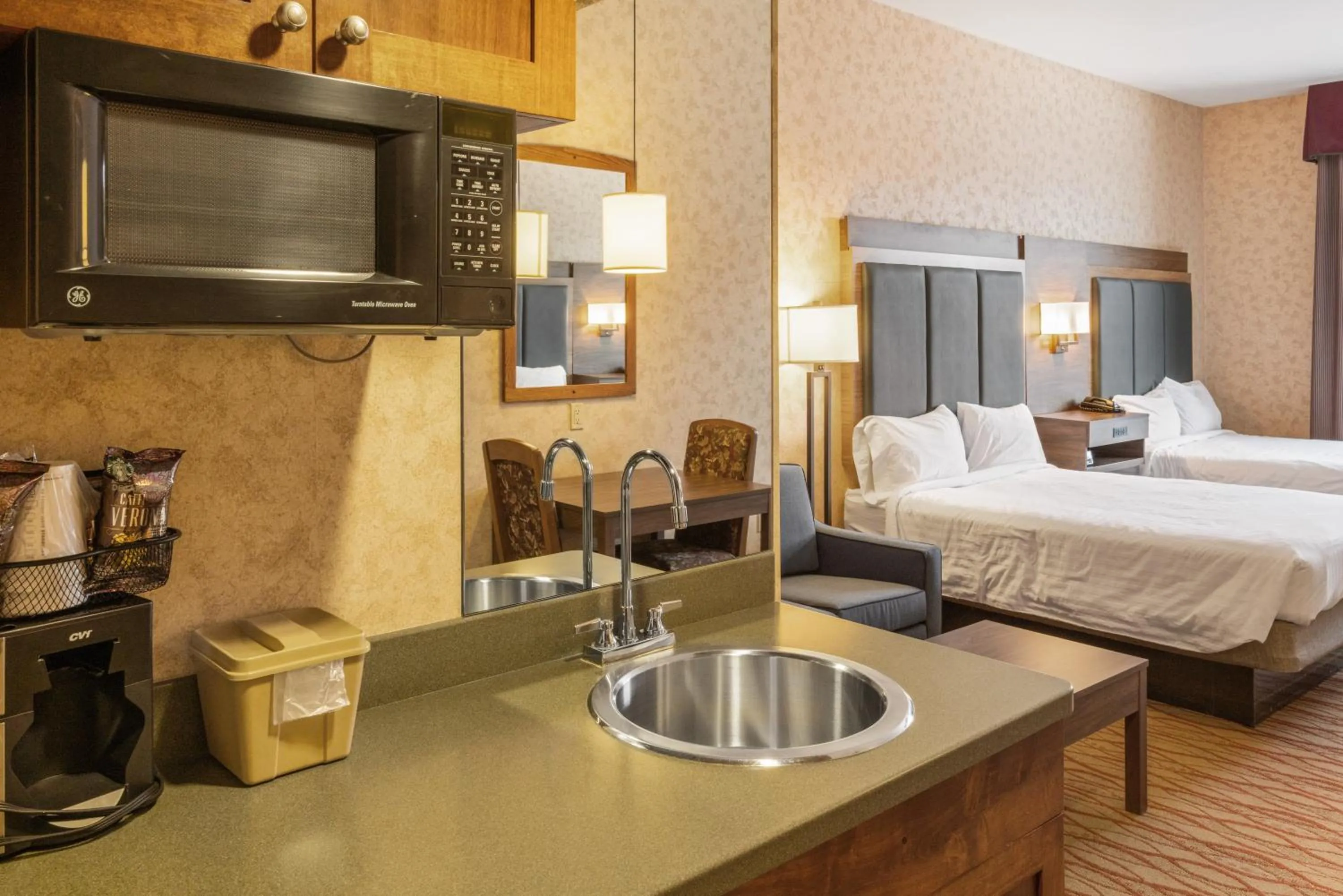 Bed in The Lodge at Big Sky