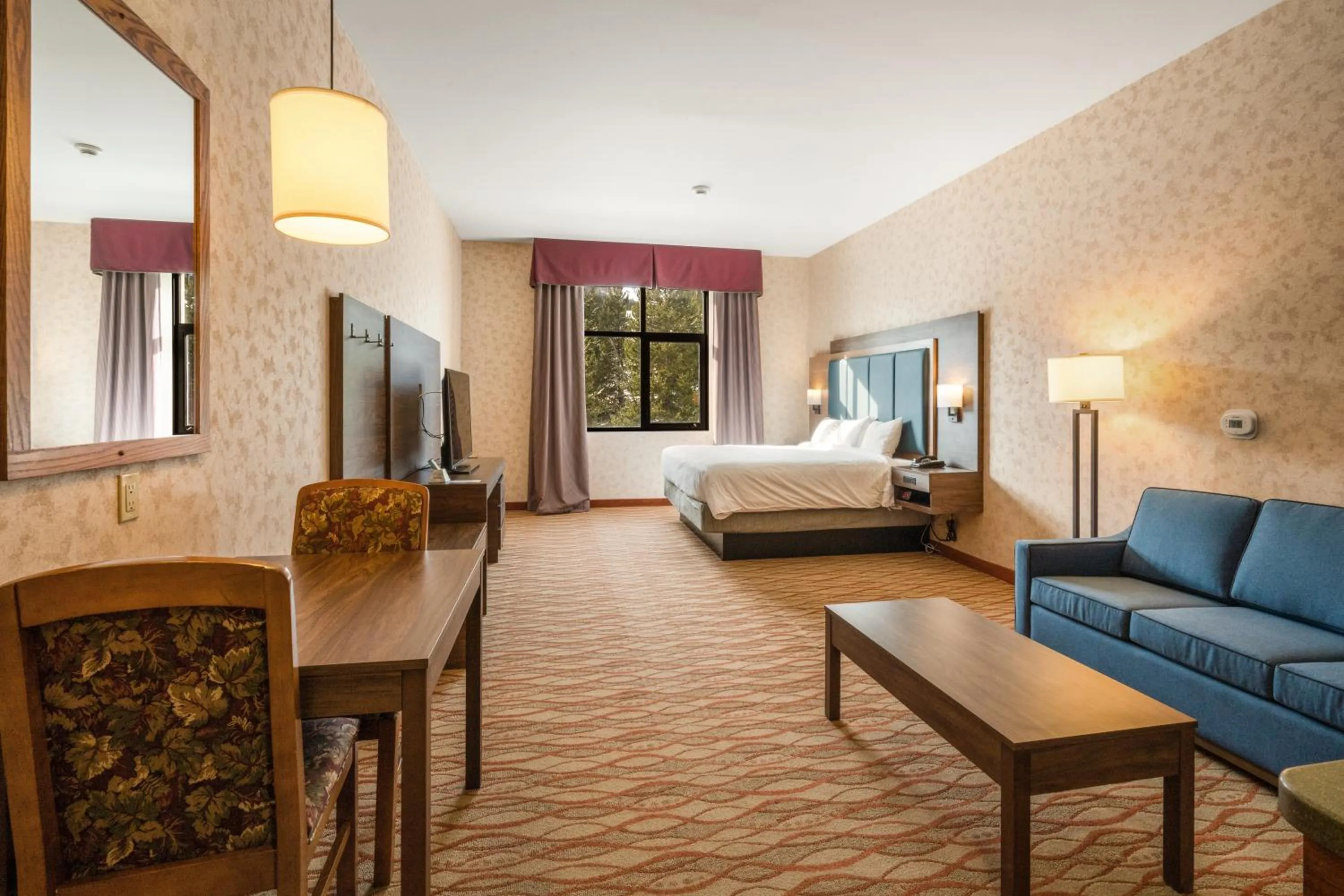 Bed in The Lodge at Big Sky