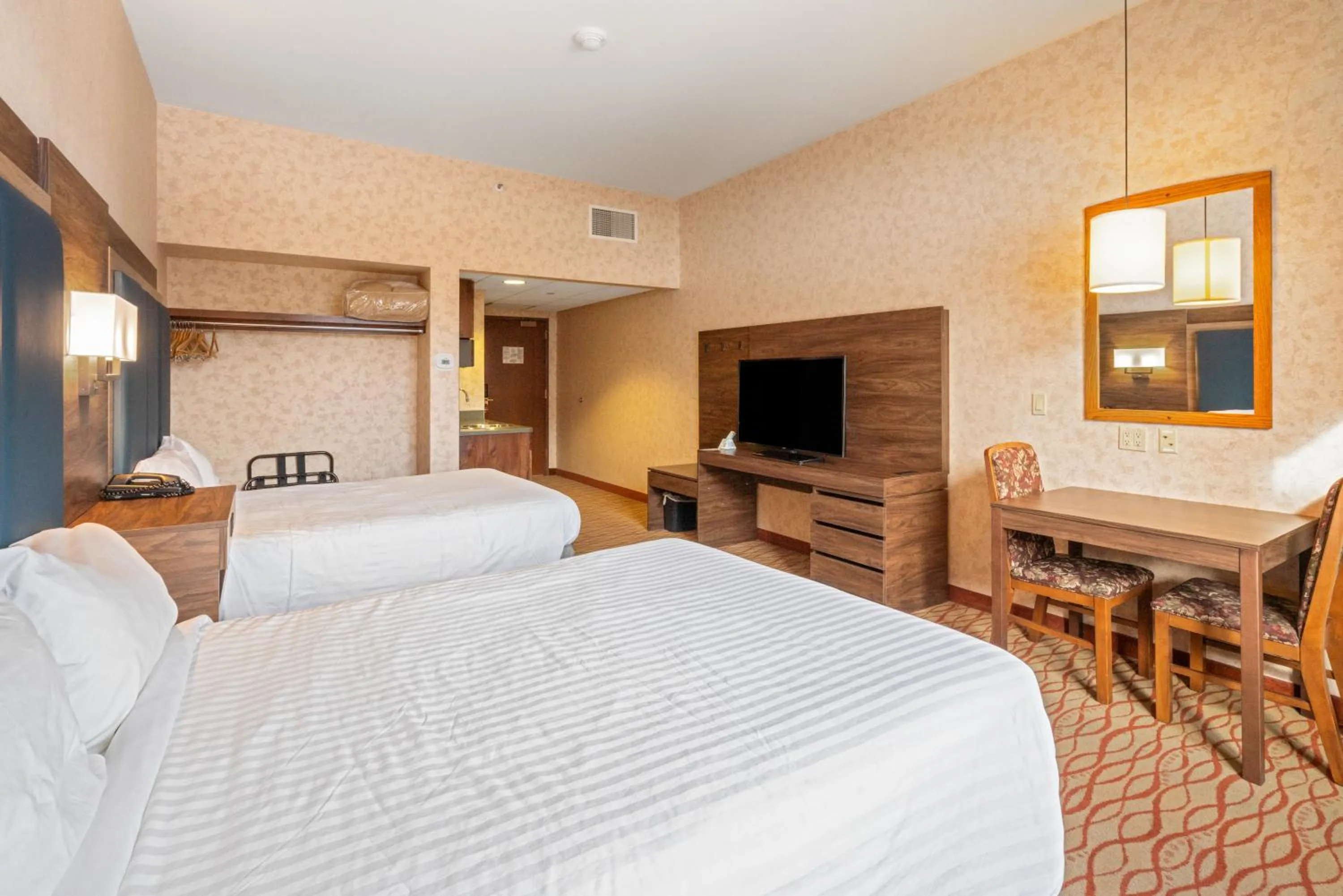 Bed in The Lodge at Big Sky