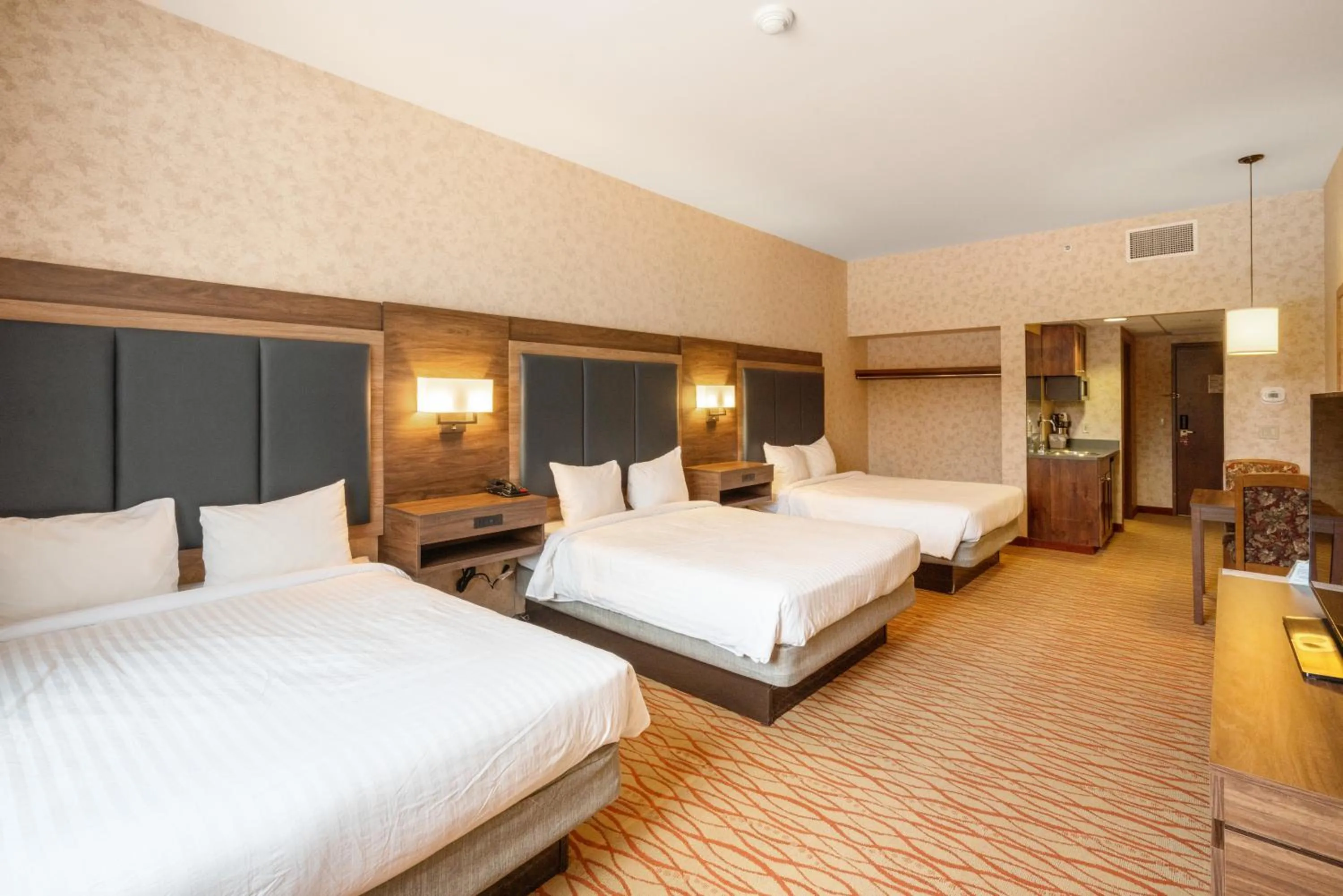 Bed in The Lodge at Big Sky