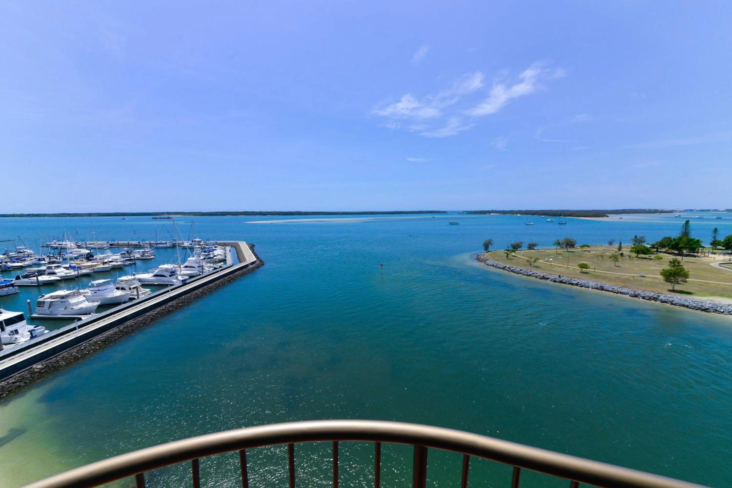 Sea view in Broadwater Shores Waterfront Apartments