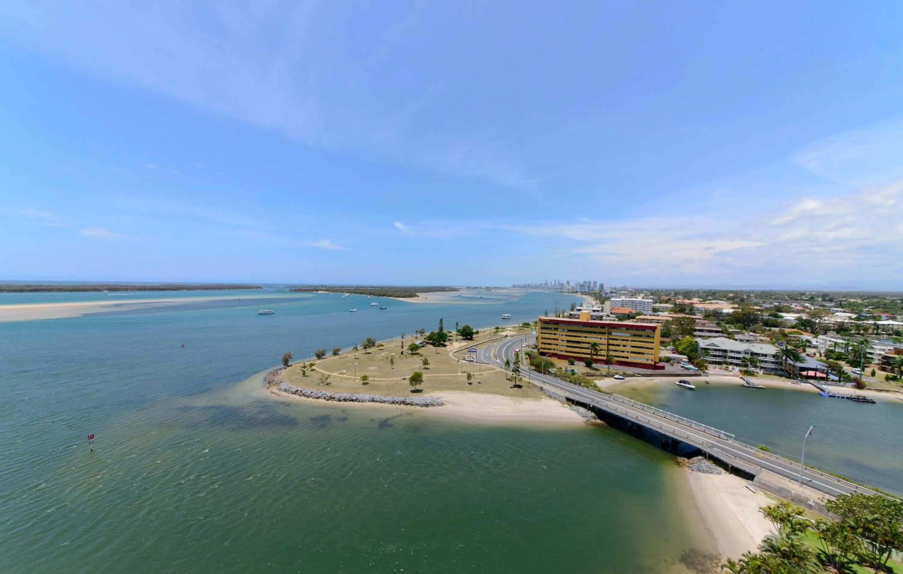 Sea view in Broadwater Shores Waterfront Apartments
