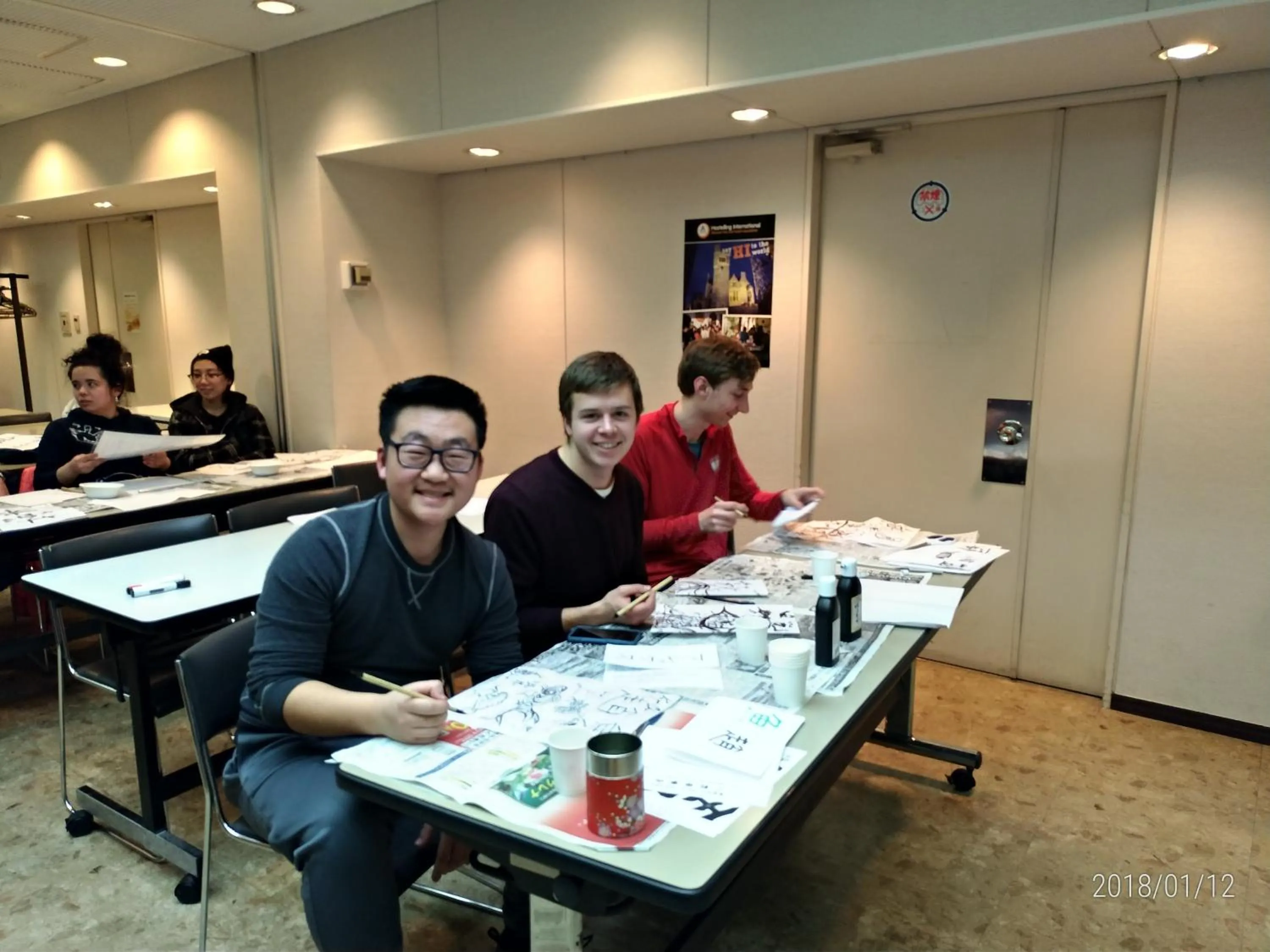 Meeting/conference room in Tokyo Central Youth Hostel