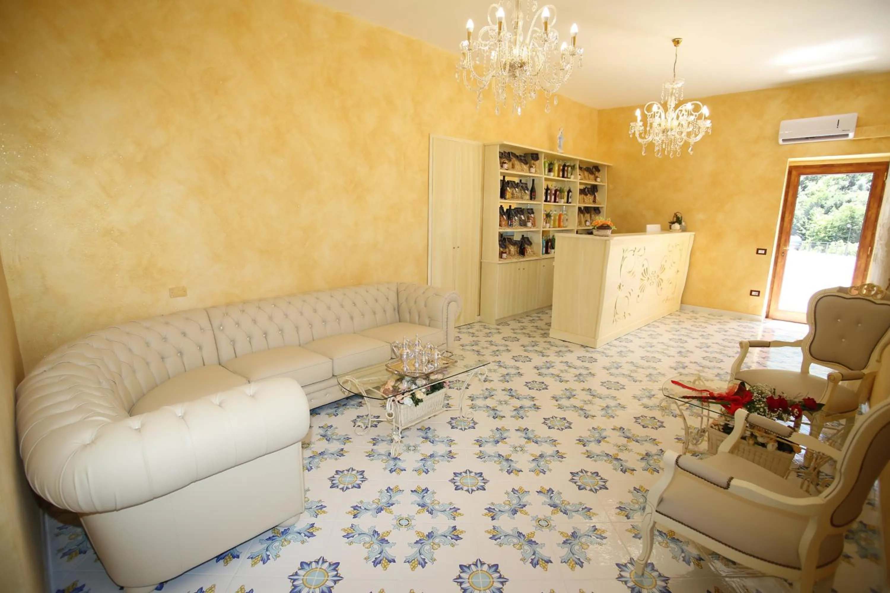 Lobby or reception in B&B Villa Catiè