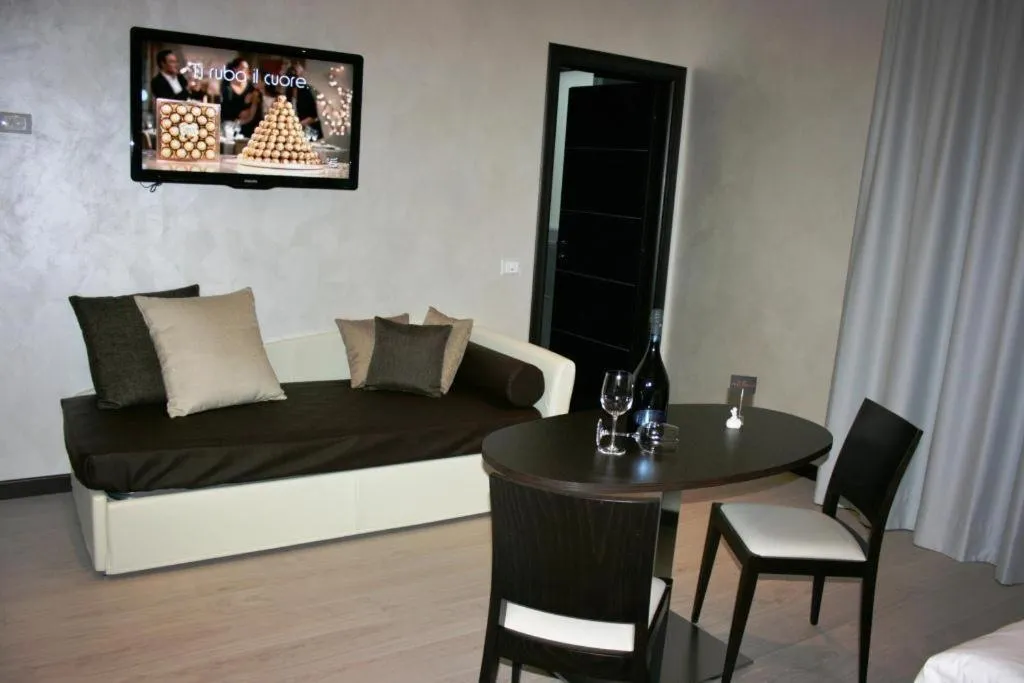 Seating area in La Casa Degli Angeli - Agli Angeli Ristorante Pizzeria