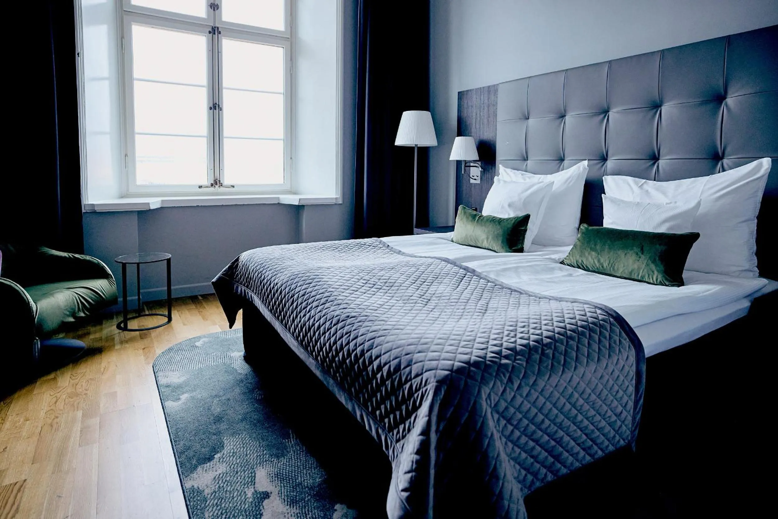 Bed in Clarion Hotel Post